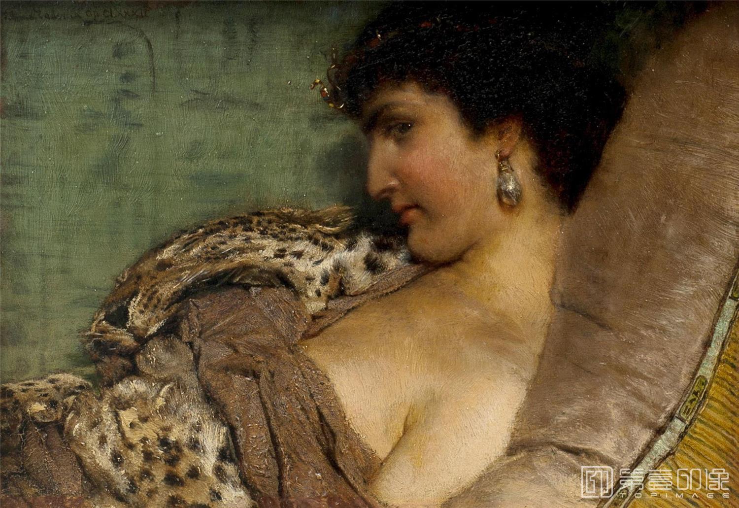 油画-[英国]劳伦斯·阿尔玛-塔德玛 (Lawrence Alma-Tadema)作品集-0045
