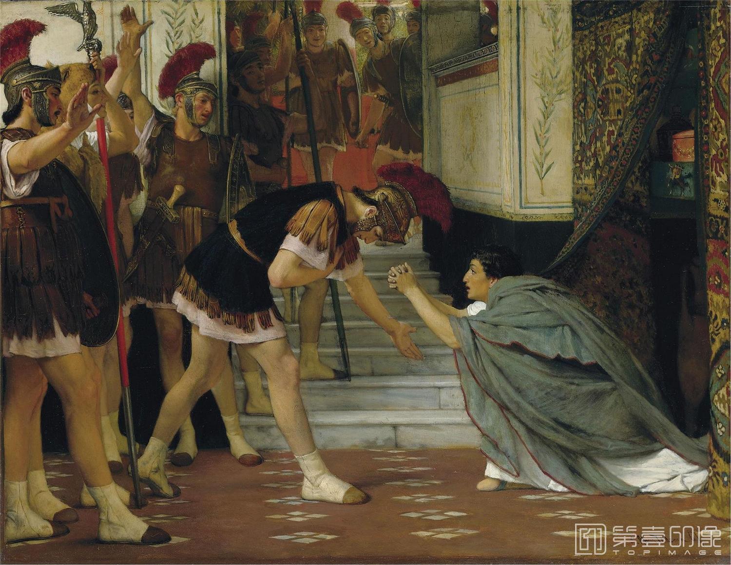 油画-[英国]劳伦斯·阿尔玛-塔德玛 (Lawrence Alma-Tadema)作品集-0046