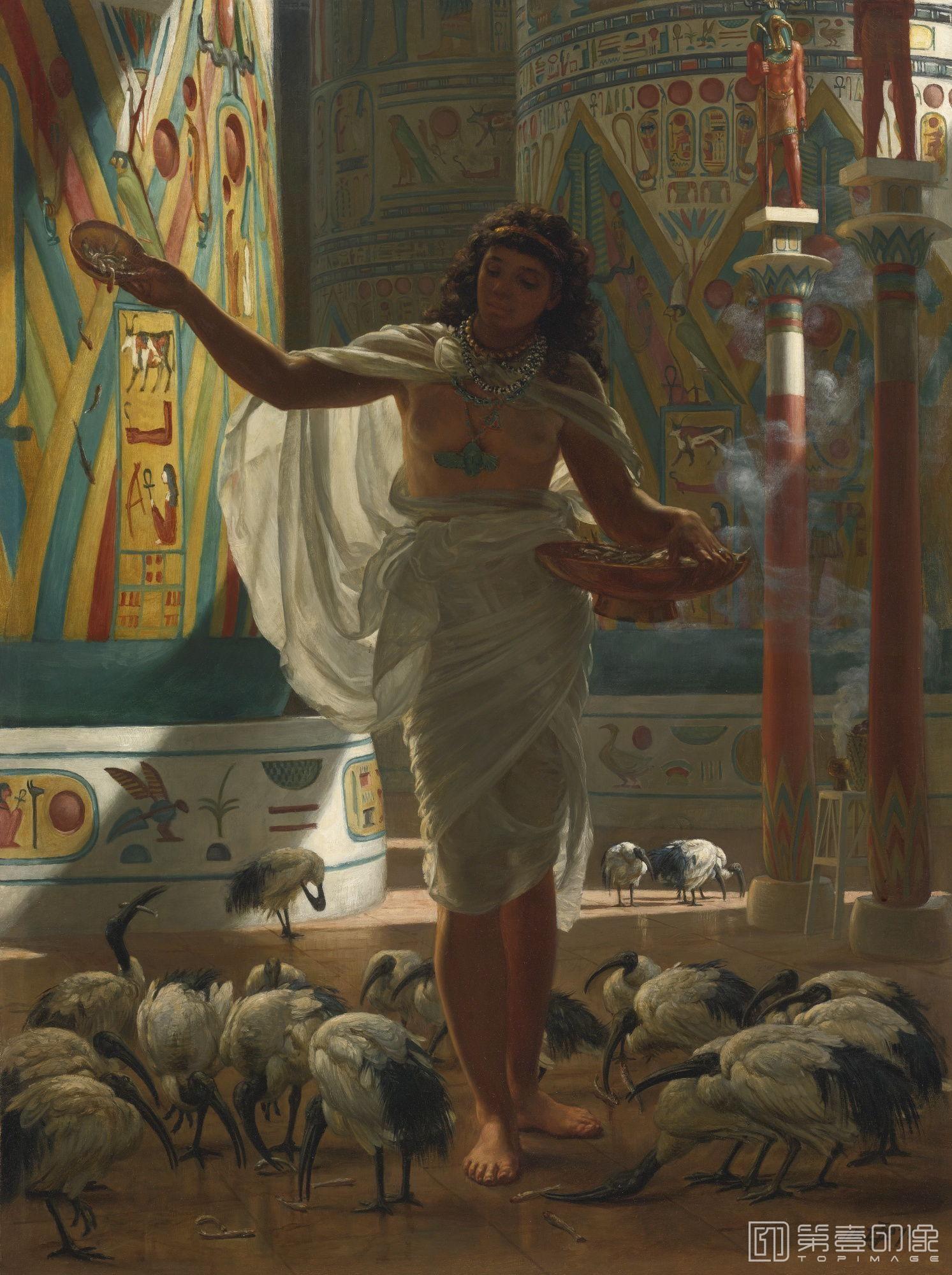 油画-[英国]劳伦斯·阿尔玛-塔德玛 (Lawrence Alma-Tadema)作品集-0056