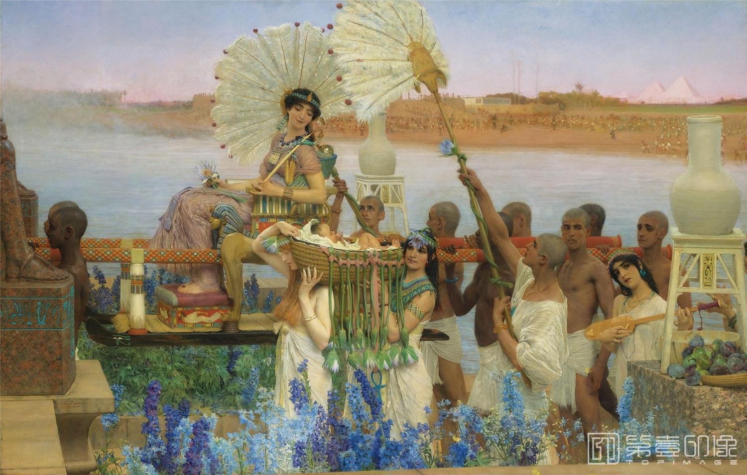 油画-[英国]劳伦斯·阿尔玛-塔德玛 (Lawrence Alma-Tadema)作品集-0057