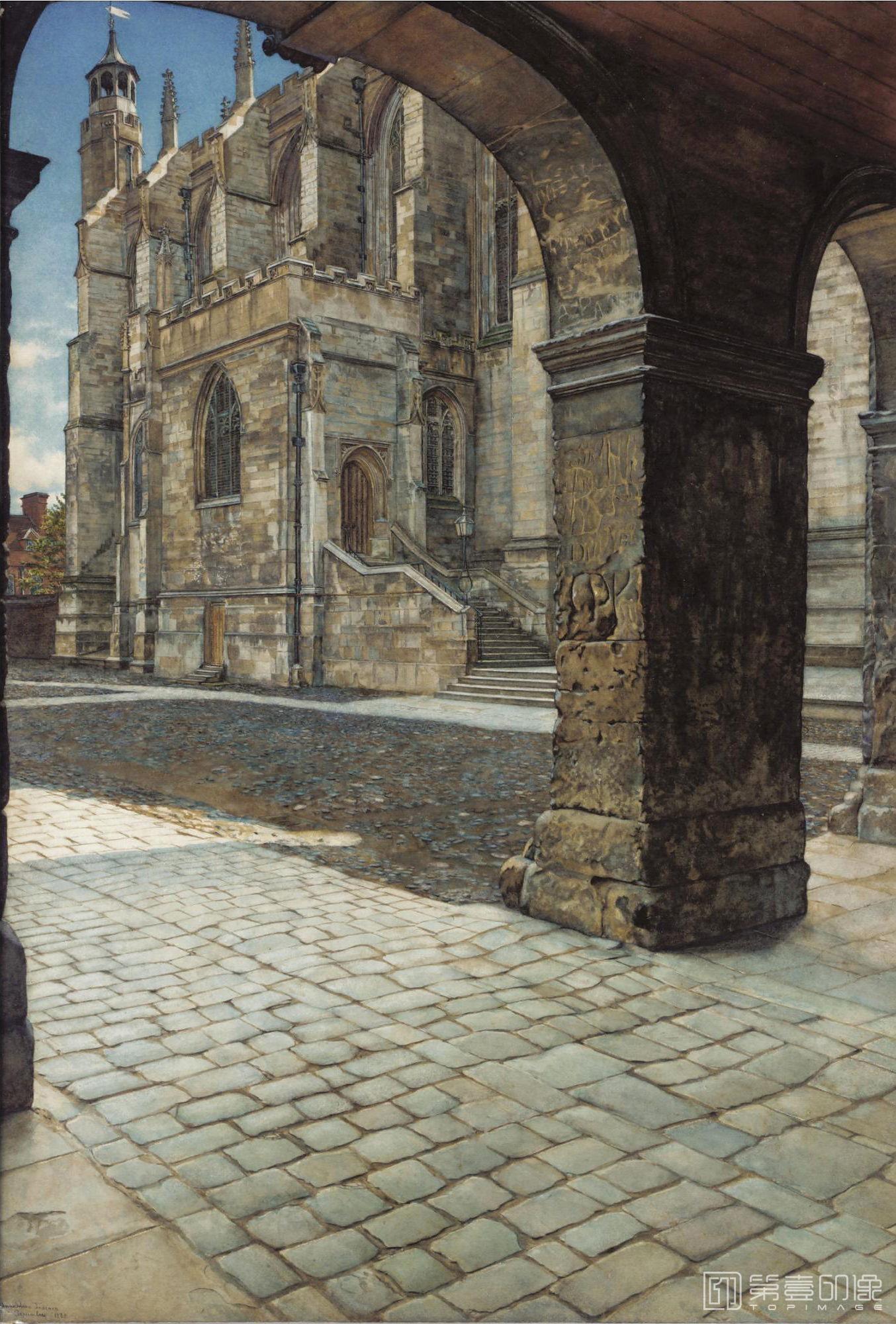 油画-[英国]劳伦斯·阿尔玛-塔德玛 (Lawrence Alma-Tadema)作品集-0060