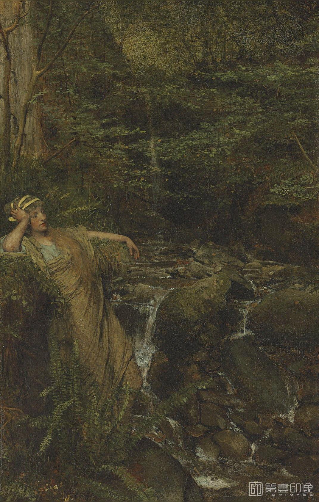 油画-[英国]劳伦斯·阿尔玛-塔德玛 (Lawrence Alma-Tadema)作品集-0066