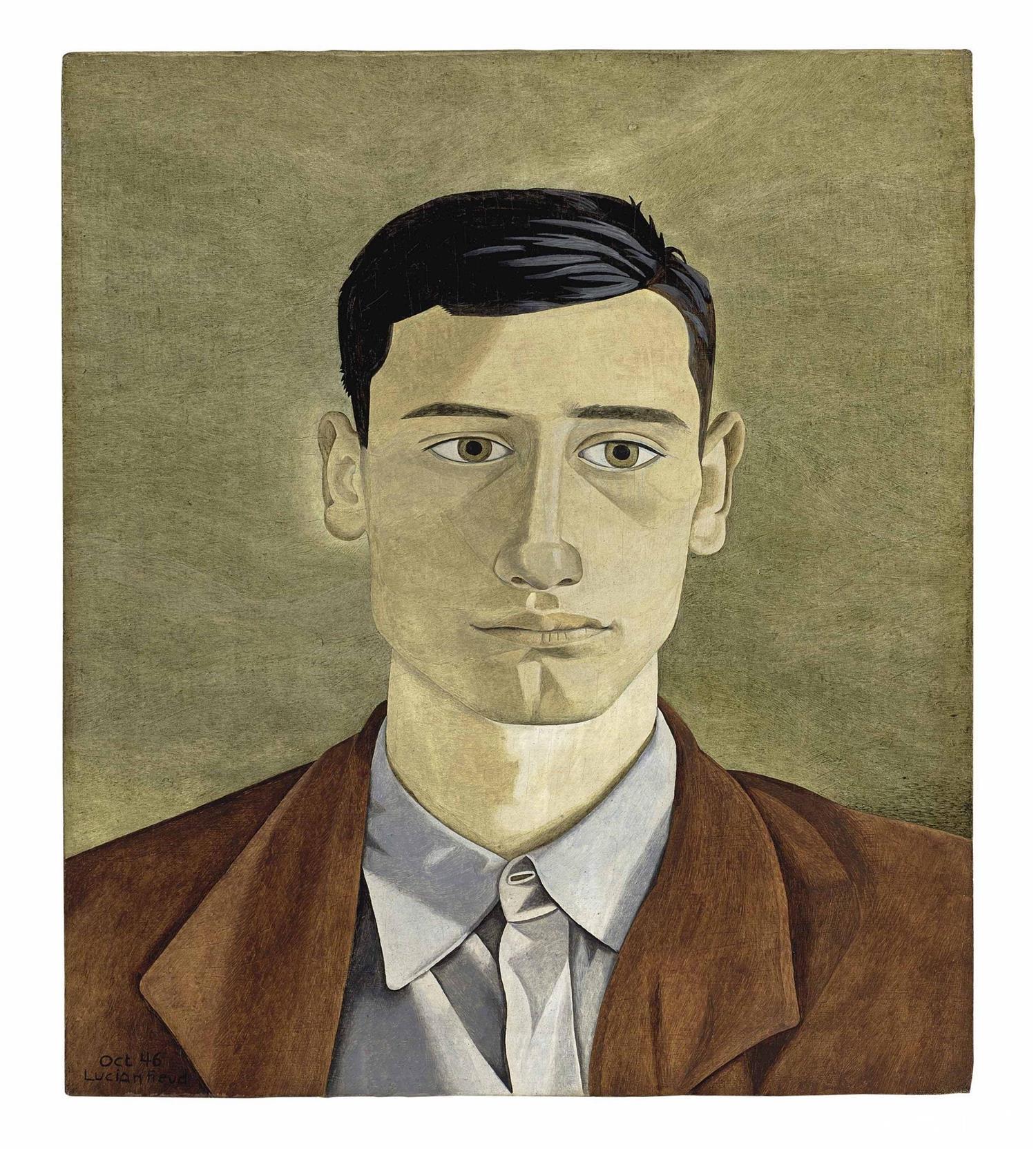 油画-[英国]卢西安·弗洛伊德 (Lucian Freud)作品集-0009