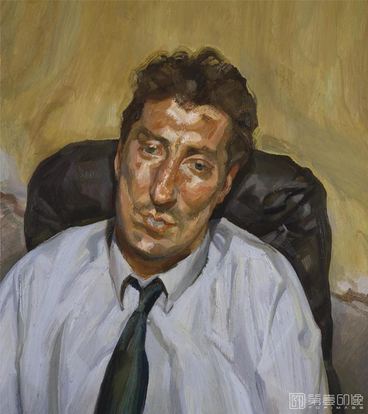 油画-[英国]卢西安·弗洛伊德 (Lucian Freud)作品集-0011