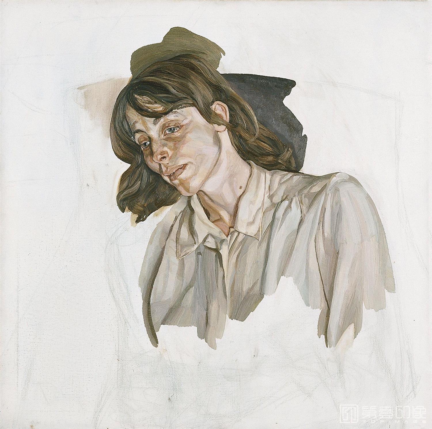 油画-[英国]卢西安·弗洛伊德 (Lucian Freud)作品集-0017