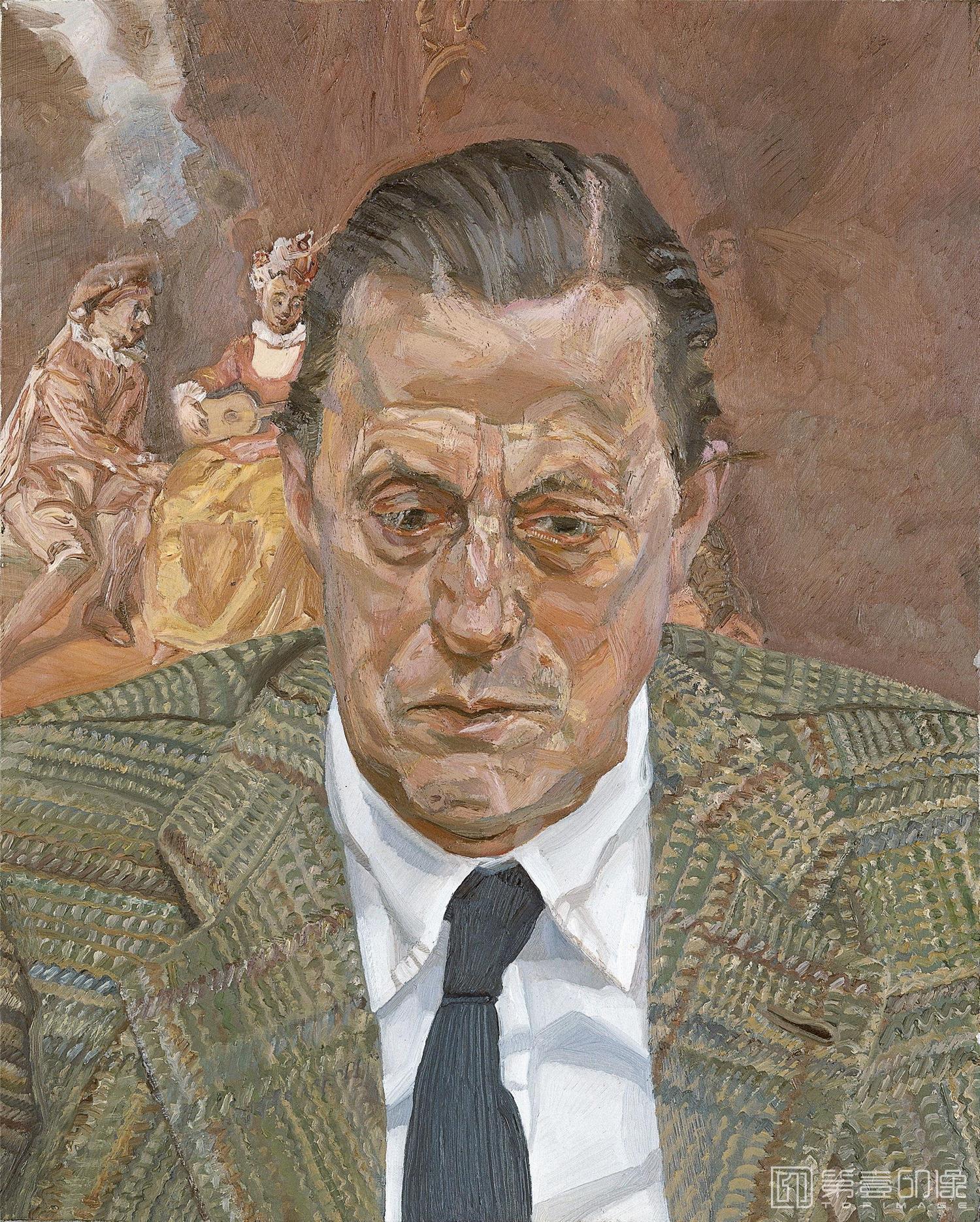 油画-[英国]卢西安·弗洛伊德 (Lucian Freud)作品集-0018