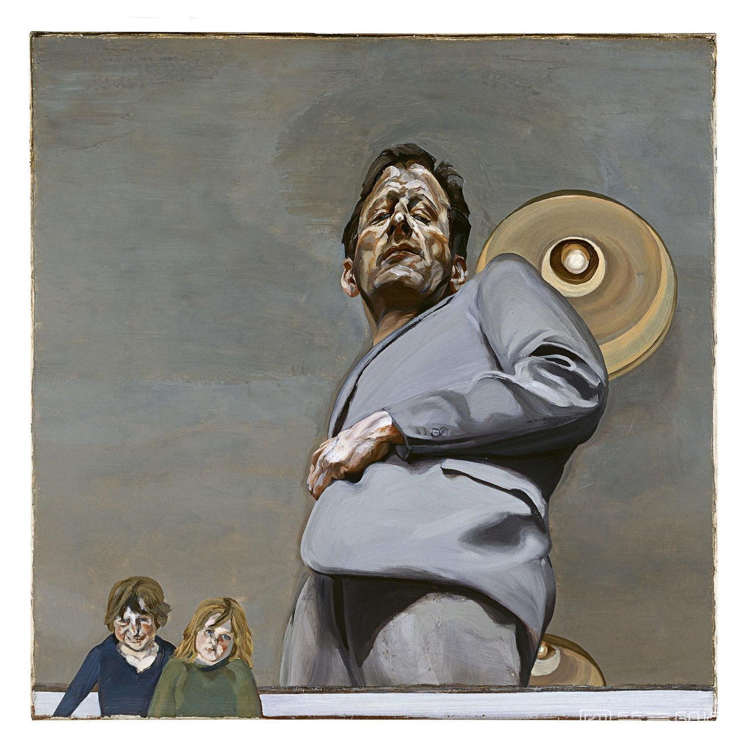 油画-[英国]卢西安·弗洛伊德 (Lucian Freud)作品集-0019
