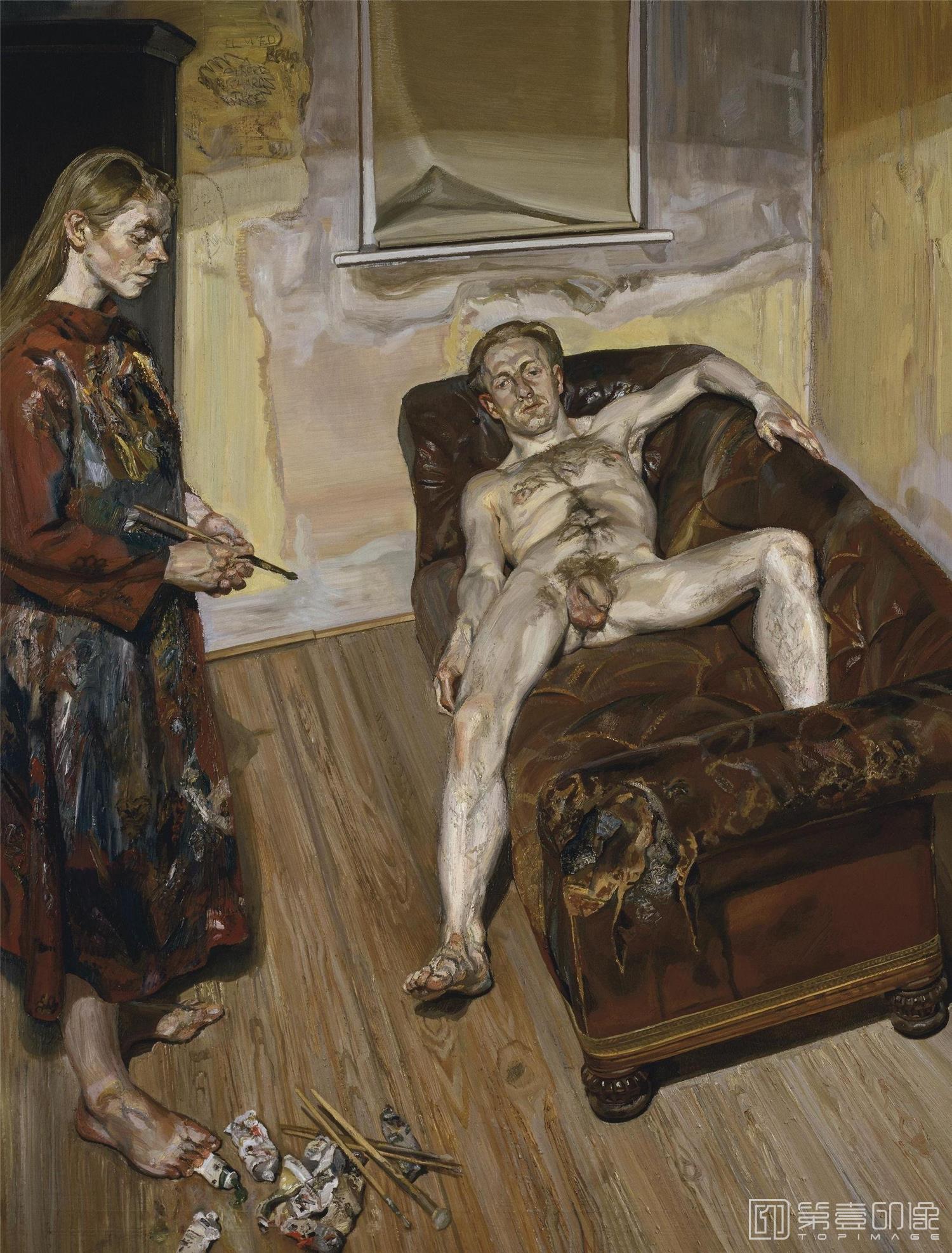 油画-[英国]卢西安·弗洛伊德 (Lucian Freud)作品集-0021