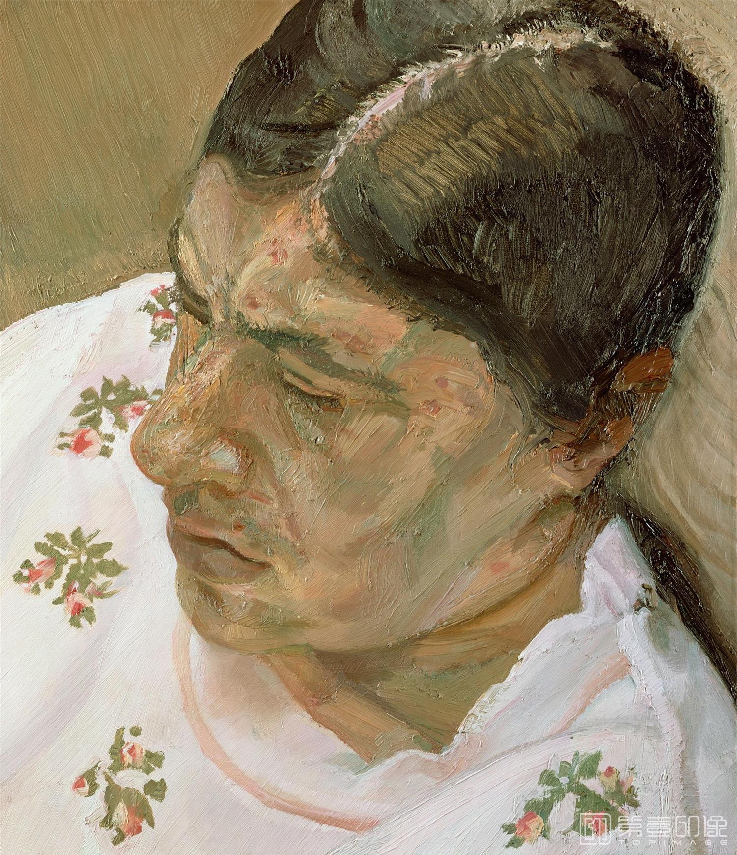 油画-[英国]卢西安·弗洛伊德 (Lucian Freud)作品集-0023