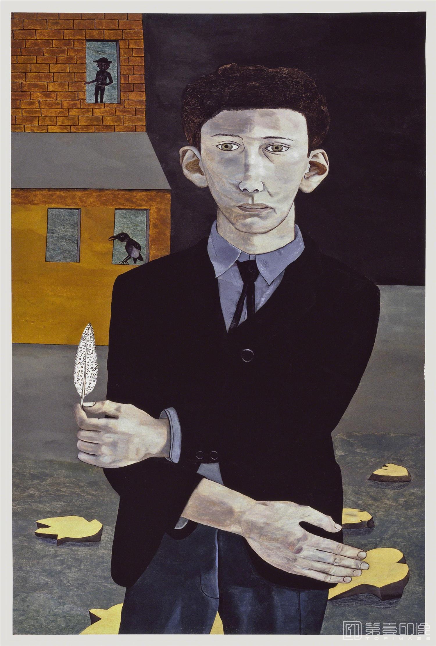 油画-[英国]卢西安·弗洛伊德 (Lucian Freud)作品集-0028