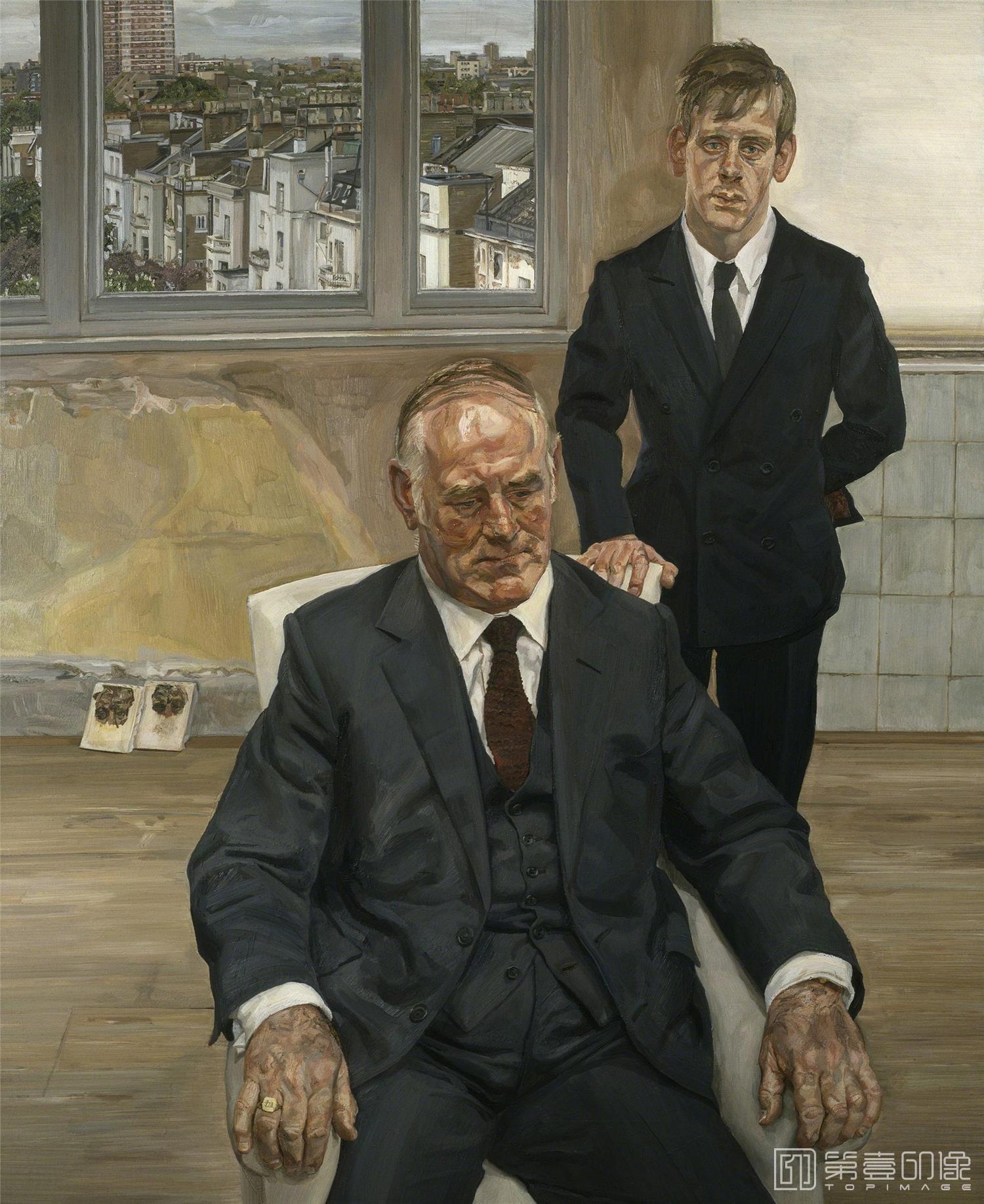 油画-[英国]卢西安·弗洛伊德 (Lucian Freud)作品集-0031