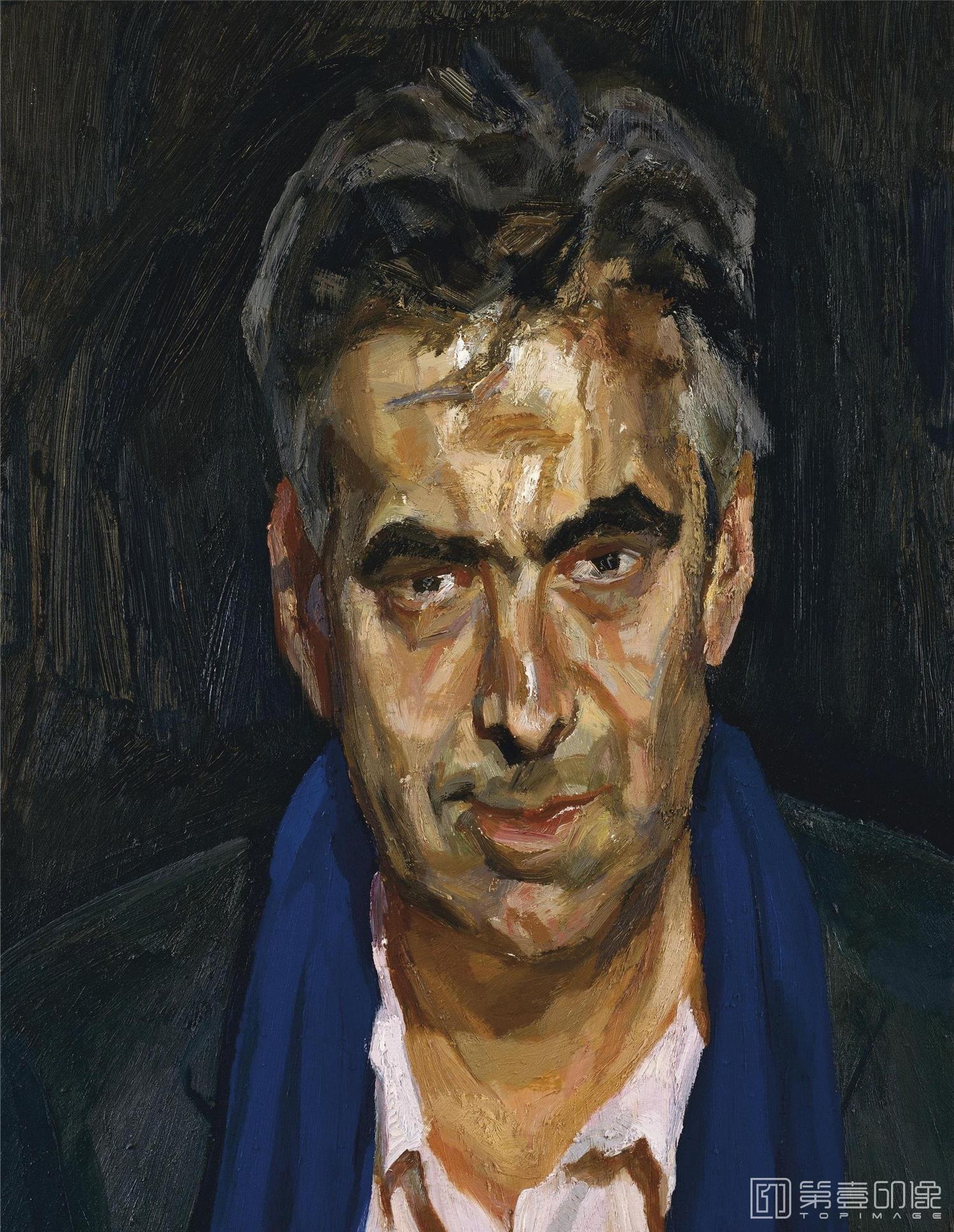 油画-[英国]卢西安·弗洛伊德 (Lucian Freud)作品集-0035