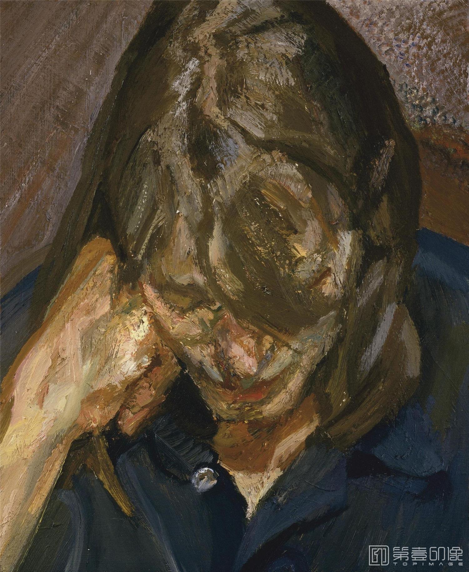 油画-[英国]卢西安·弗洛伊德 (Lucian Freud)作品集-0039