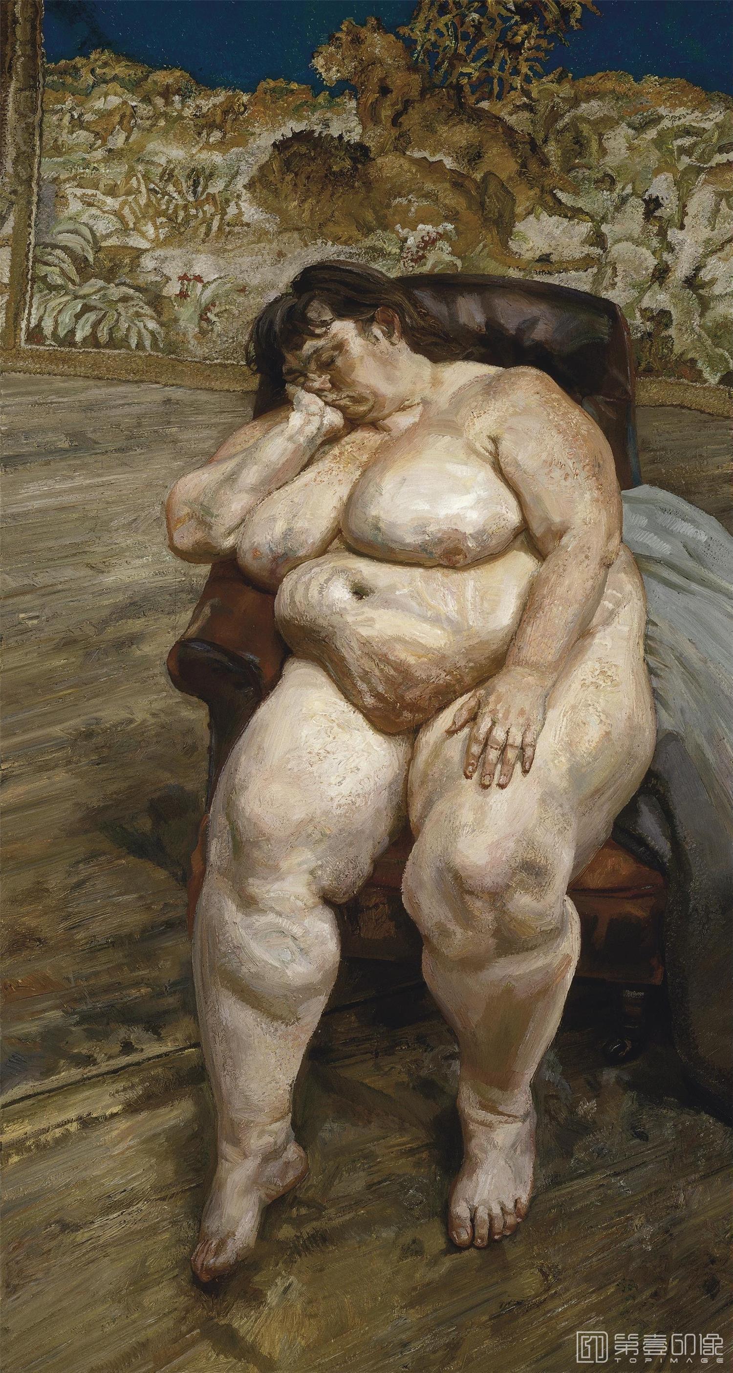 油画-[英国]卢西安·弗洛伊德 (Lucian Freud)作品集-0046