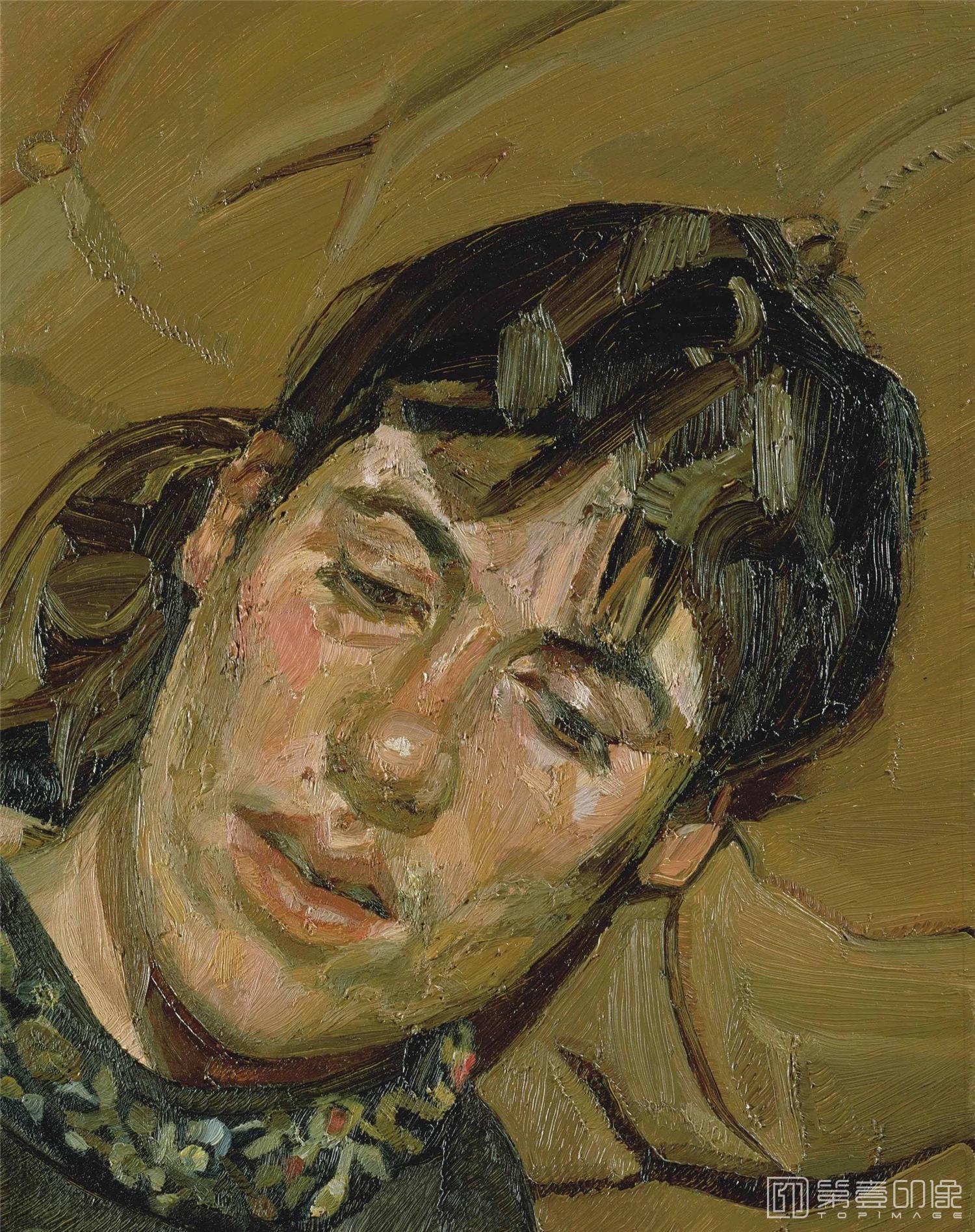 油画-[英国]卢西安·弗洛伊德 (Lucian Freud)作品集-0050