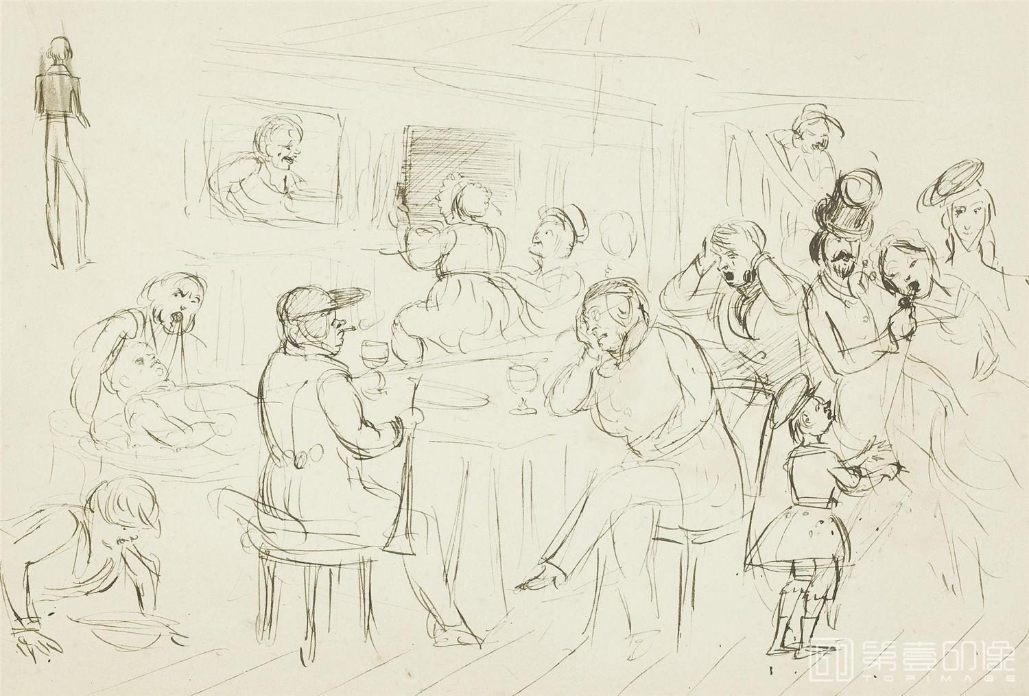 油画-[英国]约翰·埃弗里特·米莱斯 (John Everett Millais)作品集-0021