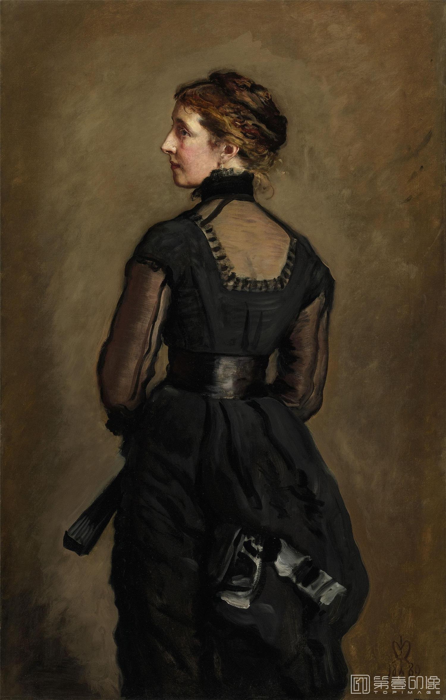 油画-[英国]约翰·埃弗里特·米莱斯 (John Everett Millais)作品集-0023