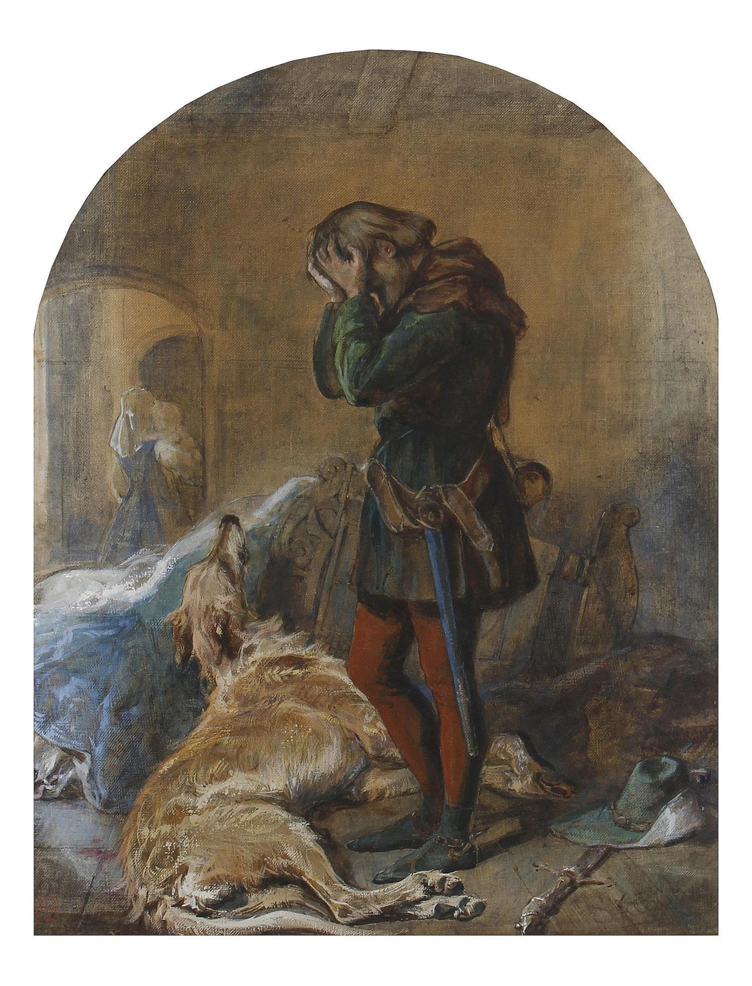 油画-[英国]约翰·埃弗里特·米莱斯 (John Everett Millais)作品集-0025