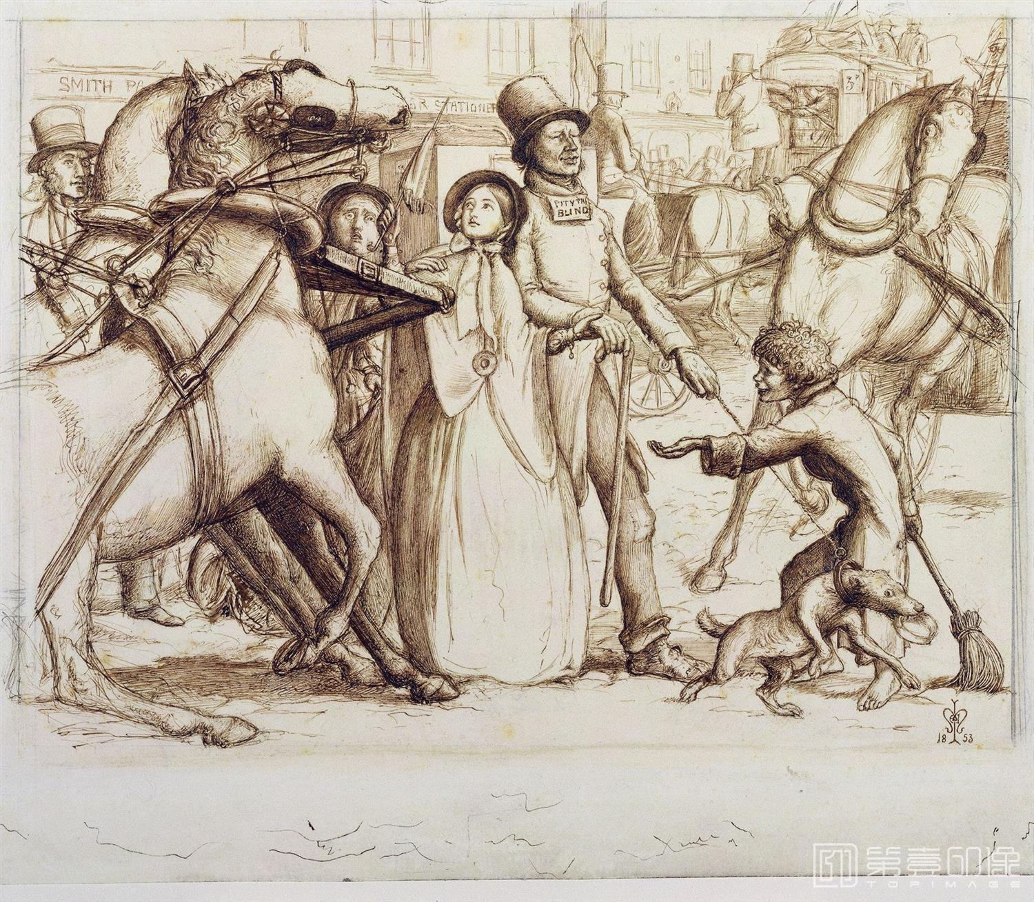 油画-[英国]约翰·埃弗里特·米莱斯 (John Everett Millais)作品集-0029