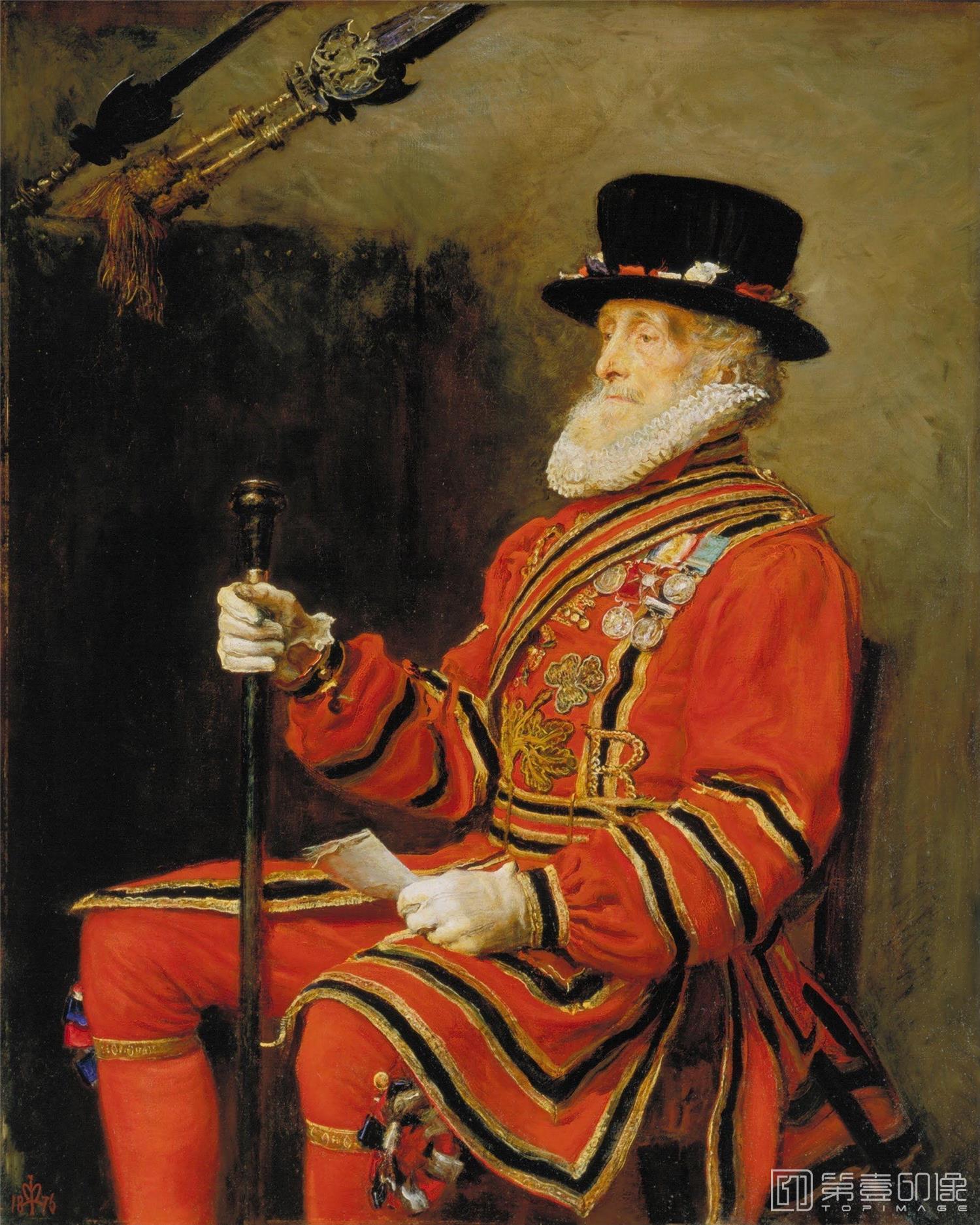 油画-[英国]约翰·埃弗里特·米莱斯 (John Everett Millais)作品集-0035