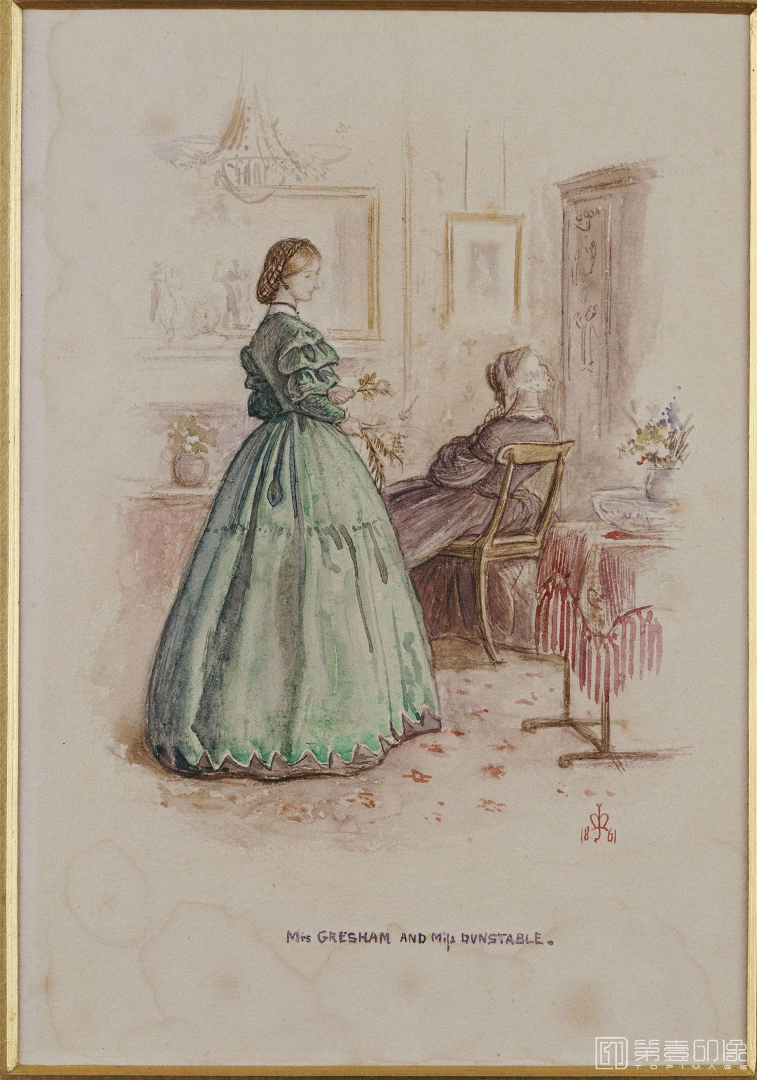 油画-[英国]约翰·埃弗里特·米莱斯 (John Everett Millais)作品集-0041