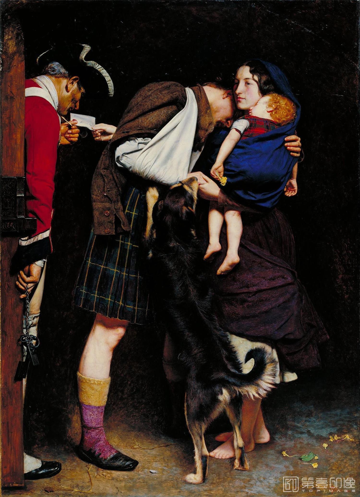 油画-[英国]约翰·埃弗里特·米莱斯 (John Everett Millais)作品集-0047