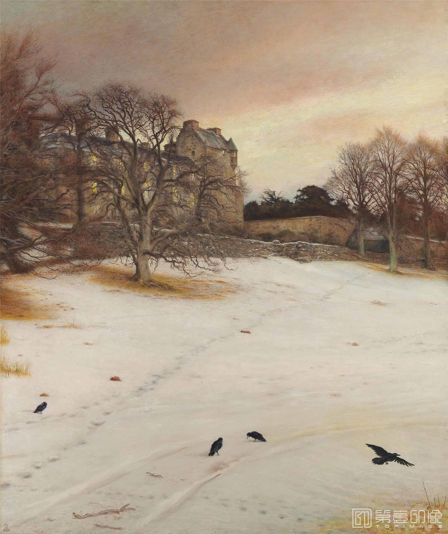 油画-[英国]约翰·埃弗里特·米莱斯 (John Everett Millais)作品集-0050