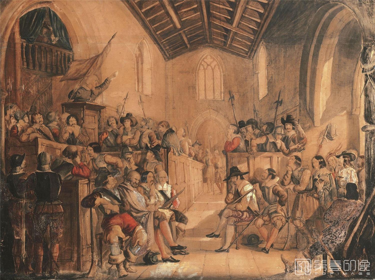 油画-[英国]约翰·埃弗里特·米莱斯 (John Everett Millais)作品集-0054