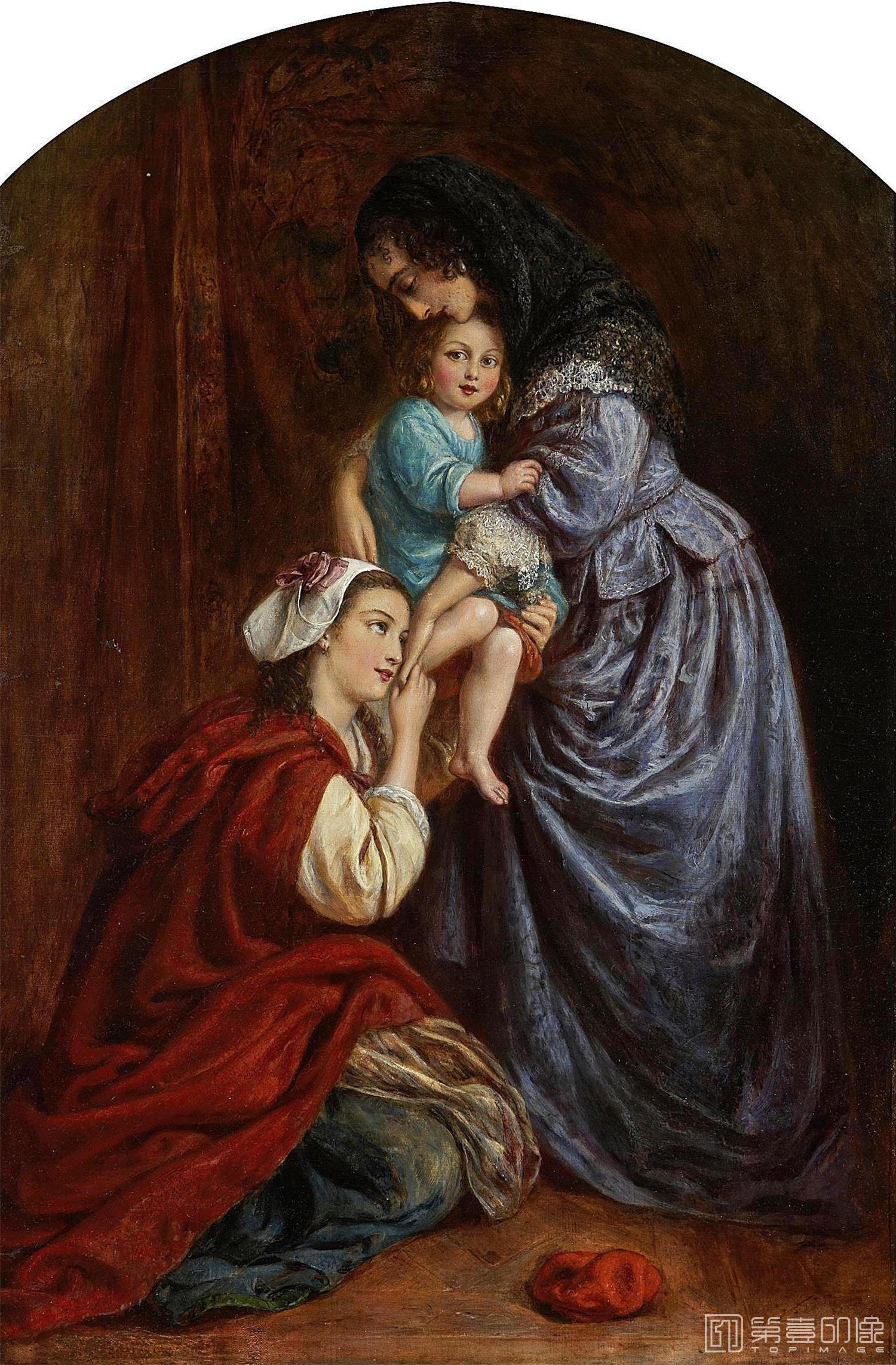 油画-[英国]约翰·埃弗里特·米莱斯 (John Everett Millais)作品集-0055
