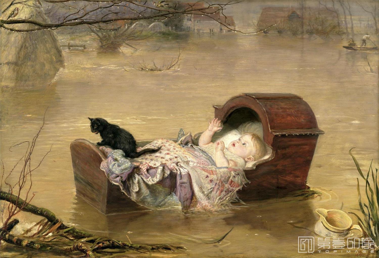 油画-[英国]约翰·埃弗里特·米莱斯 (John Everett Millais)作品集-0058