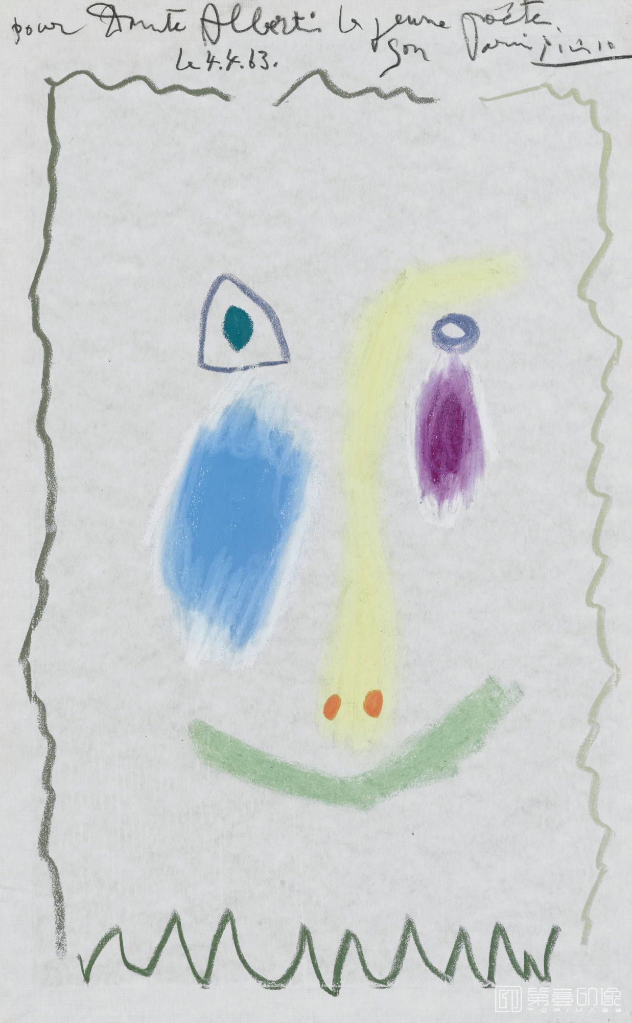 水彩画-[西班牙]巴勃罗·毕加索 (Pablo Picasso)作品集-0153