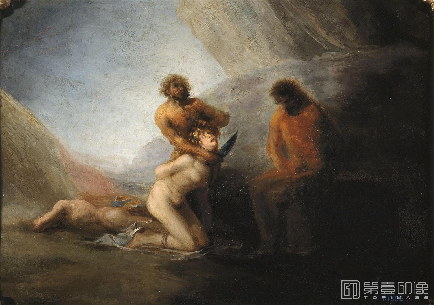 油画-[西班牙]弗朗西斯科·戈雅 (Franciscovde Goya)作品集-0033