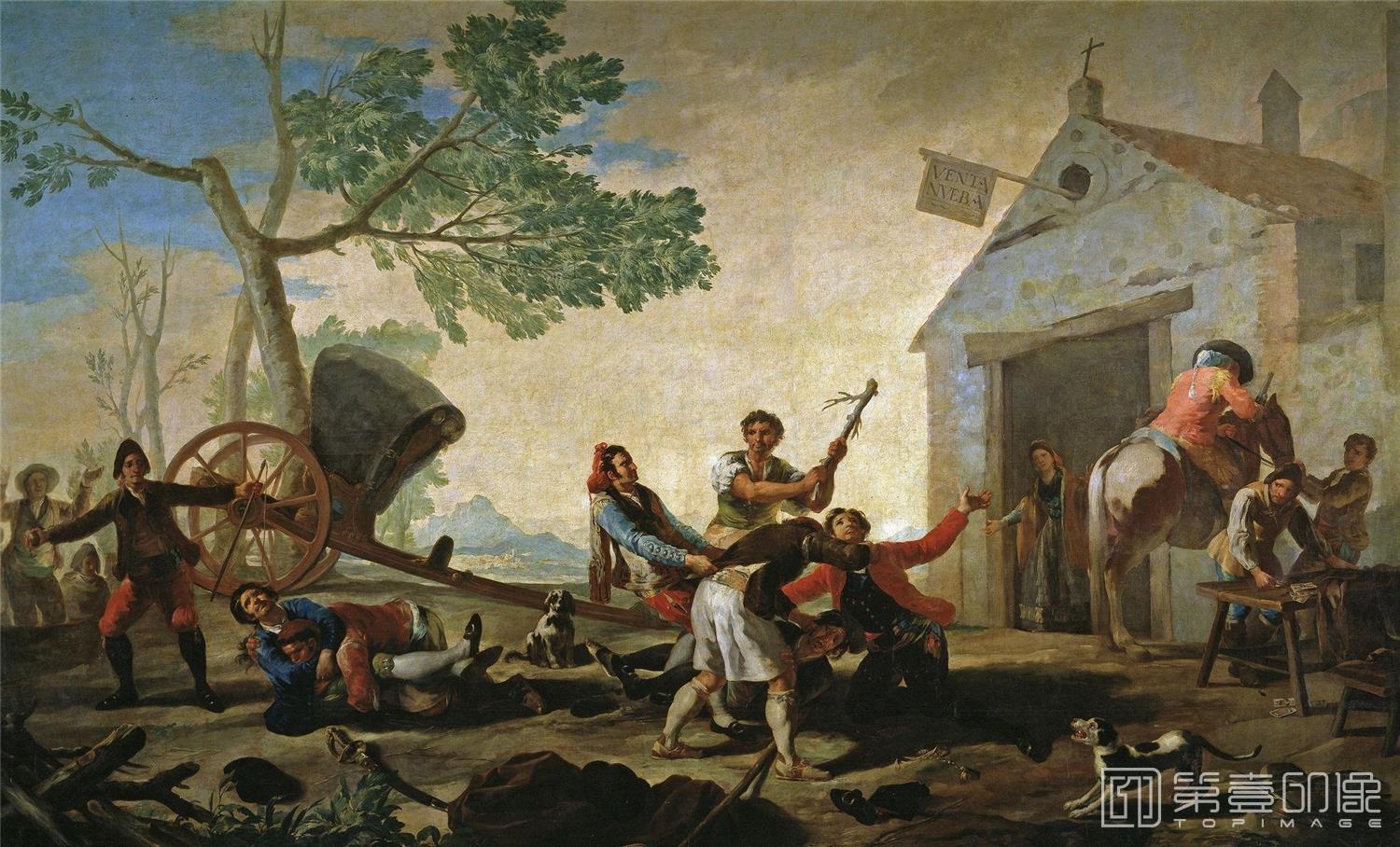 油画-[西班牙]弗朗西斯科·戈雅 (Franciscovde Goya)作品集-0054