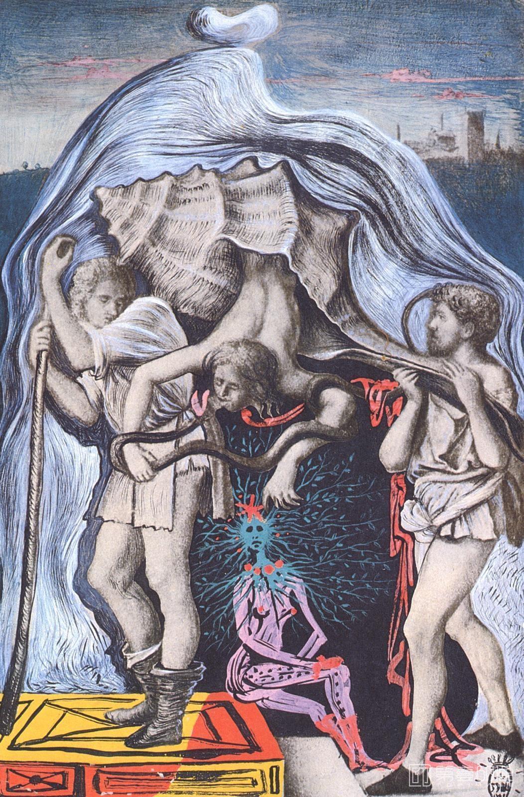 水彩画-[西班牙]萨尔瓦多·达利 (Salvador Dali)作品集-0076