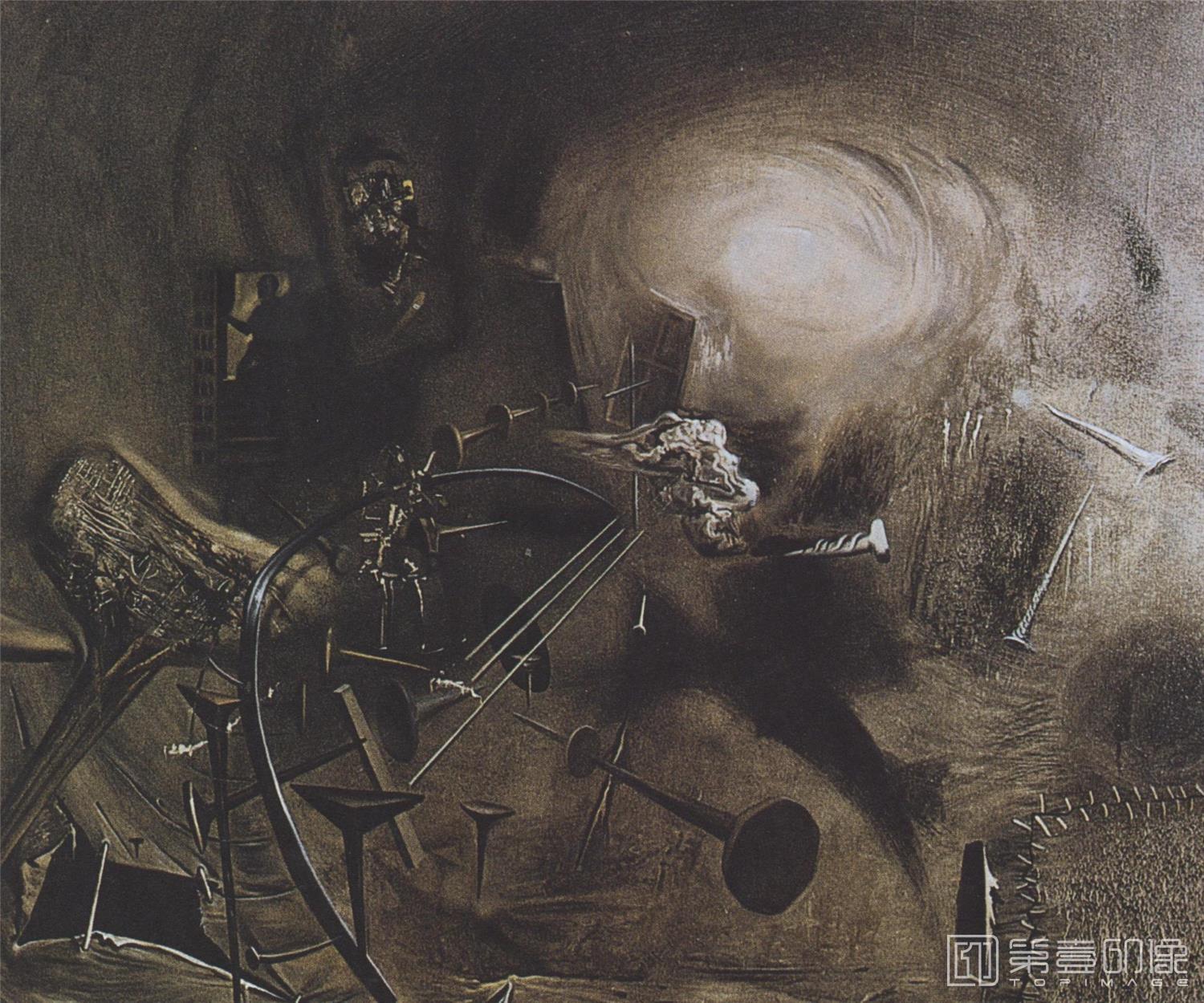 水彩画-[西班牙]萨尔瓦多·达利 (Salvador Dali)作品集-0099