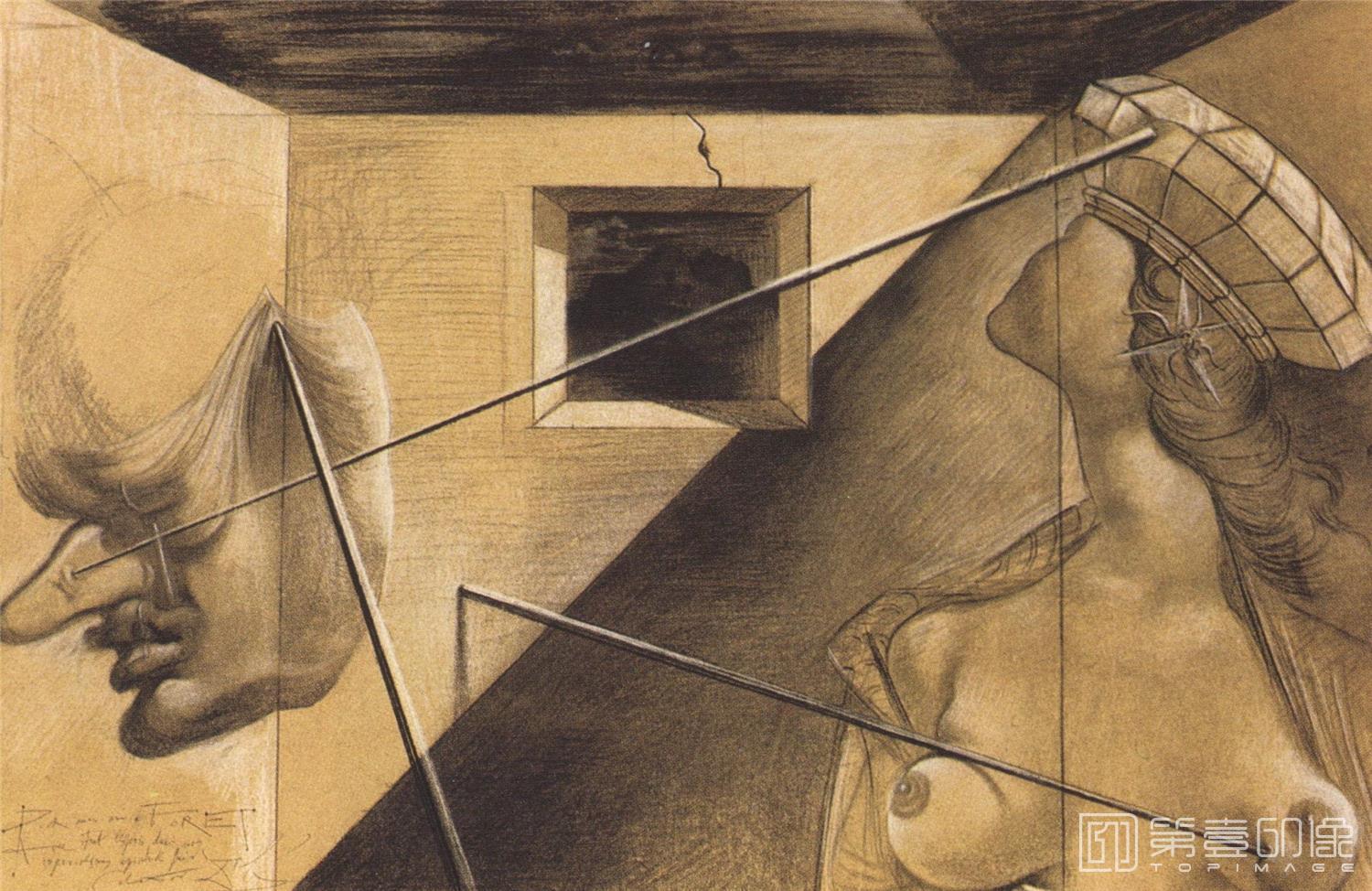 水彩画-[西班牙]萨尔瓦多·达利 (Salvador Dali)作品集-0105