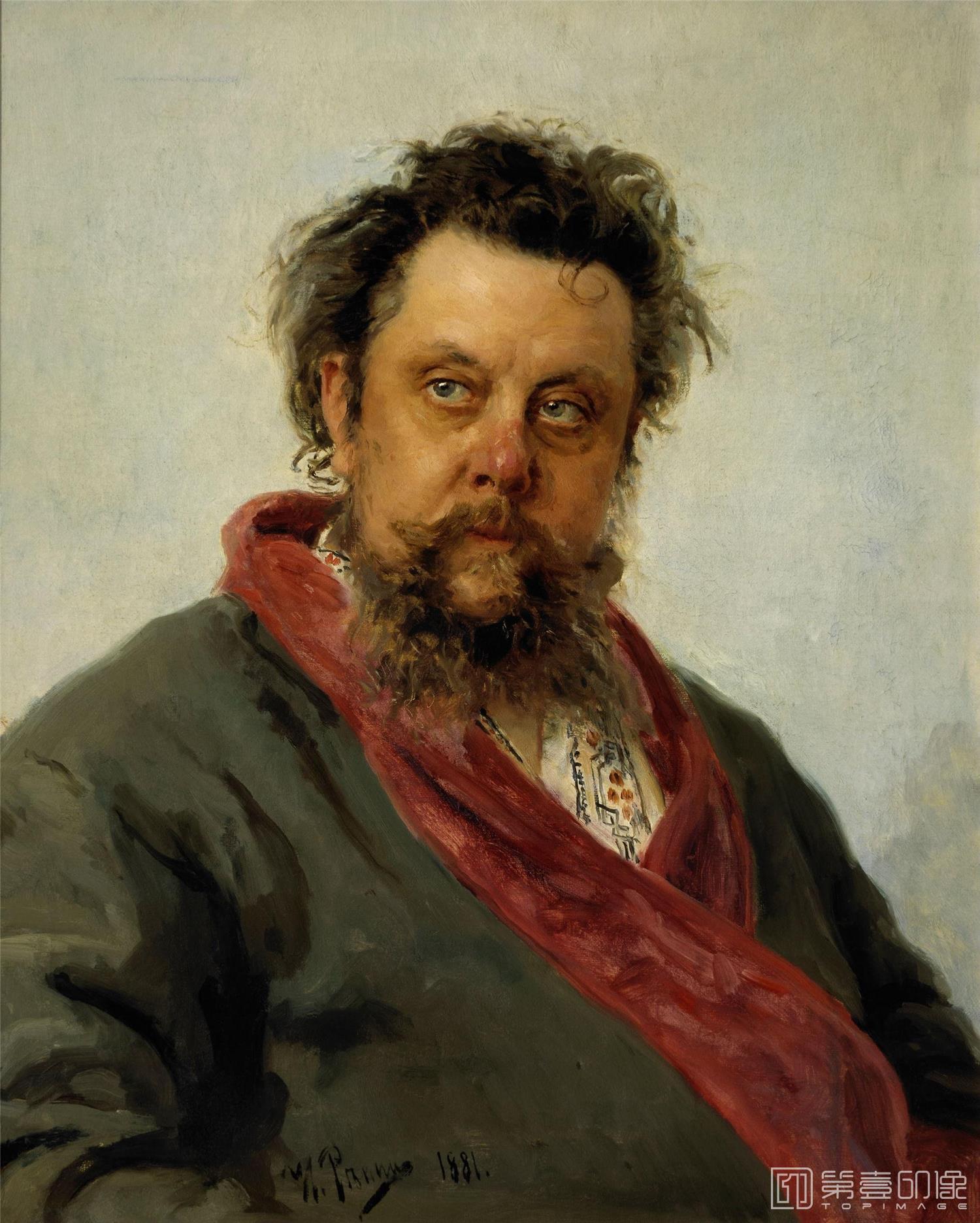 油画-[俄罗斯]伊里亚·叶菲莫维奇·列宾 (Ilya Efimovich Repin)作品集-0001