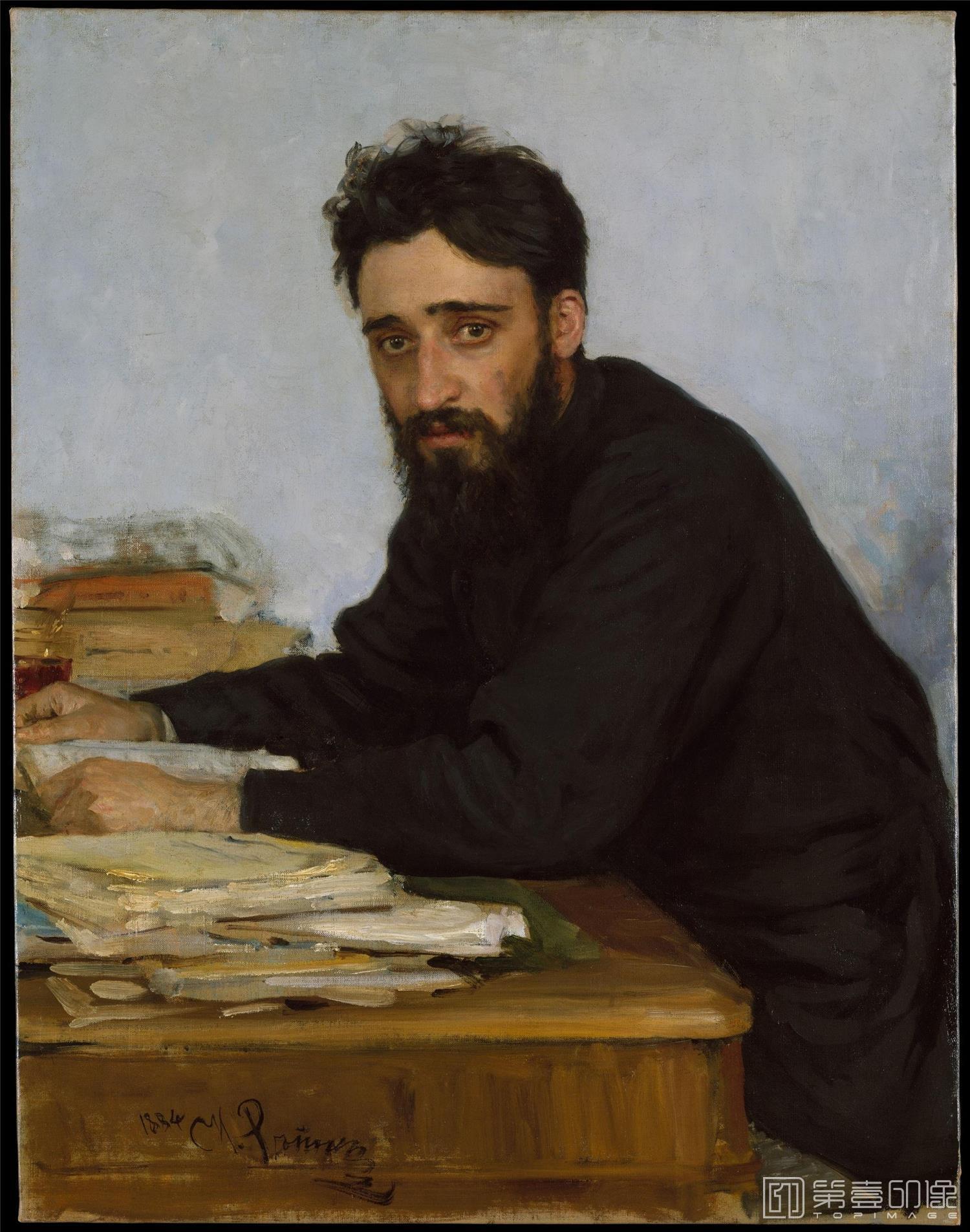 油画-[俄罗斯]伊里亚·叶菲莫维奇·列宾 (Ilya Efimovich Repin)作品集-0002