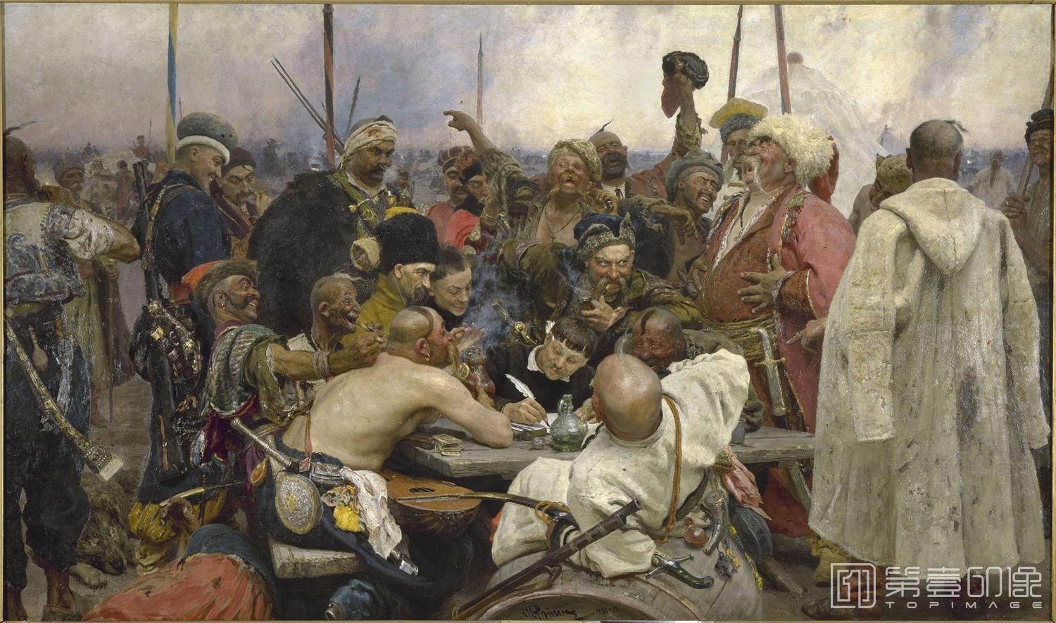 油画-[俄罗斯]伊里亚·叶菲莫维奇·列宾 (Ilya Efimovich Repin)作品集-0007