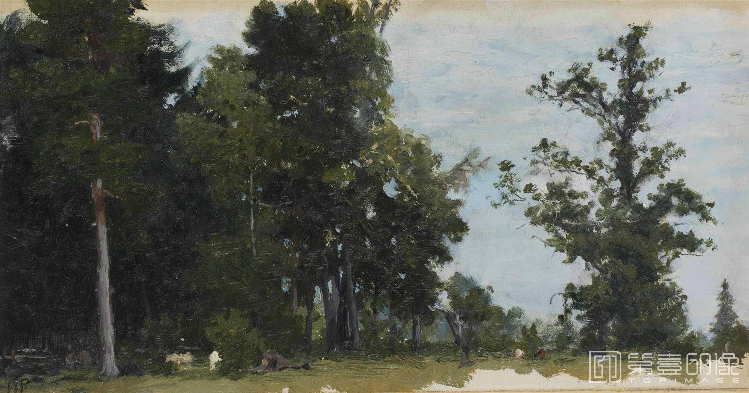 油画-[俄罗斯]伊里亚·叶菲莫维奇·列宾 (Ilya Efimovich Repin)作品集-0009