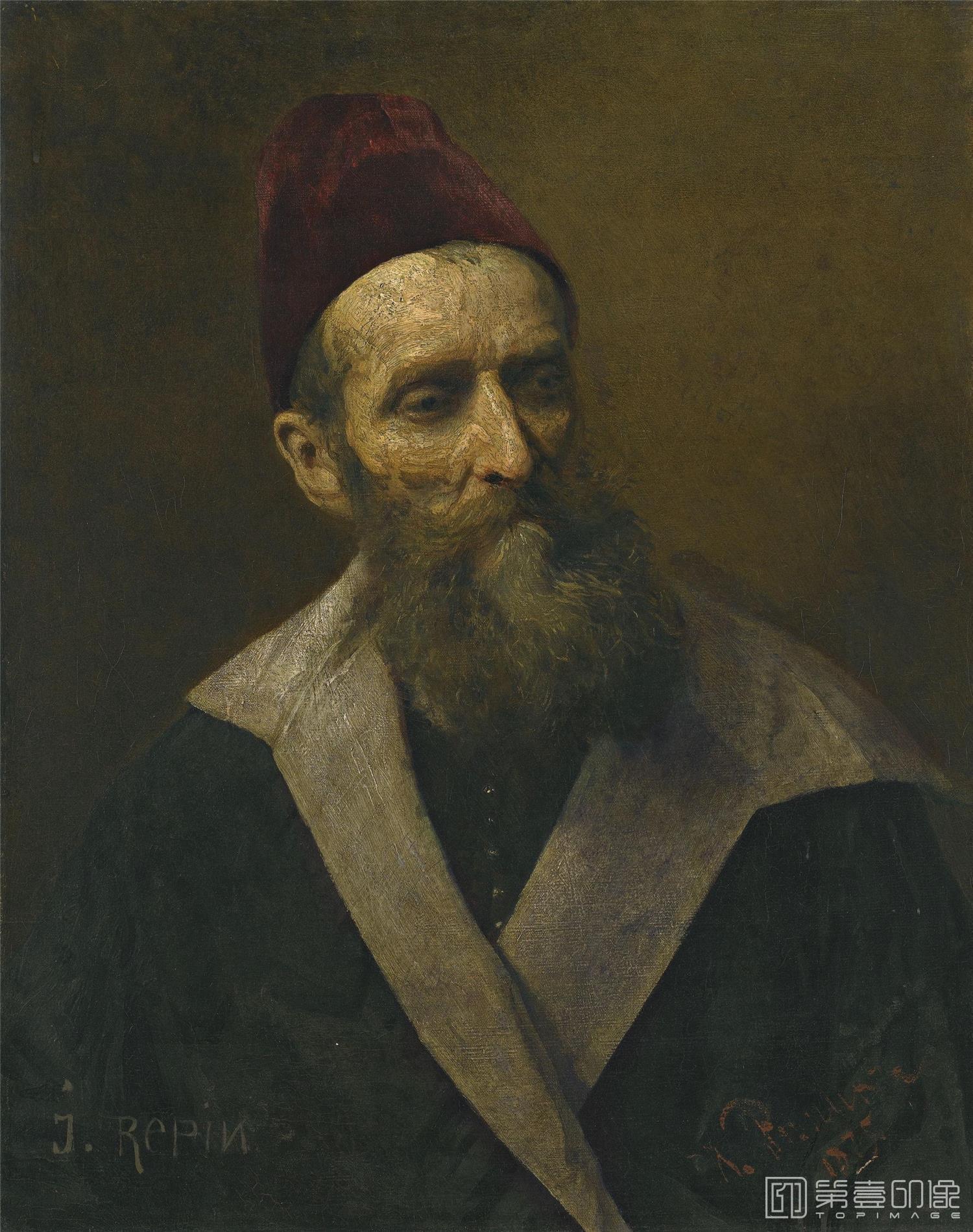 油画-[俄罗斯]伊里亚·叶菲莫维奇·列宾 (Ilya Efimovich Repin)作品集-0029