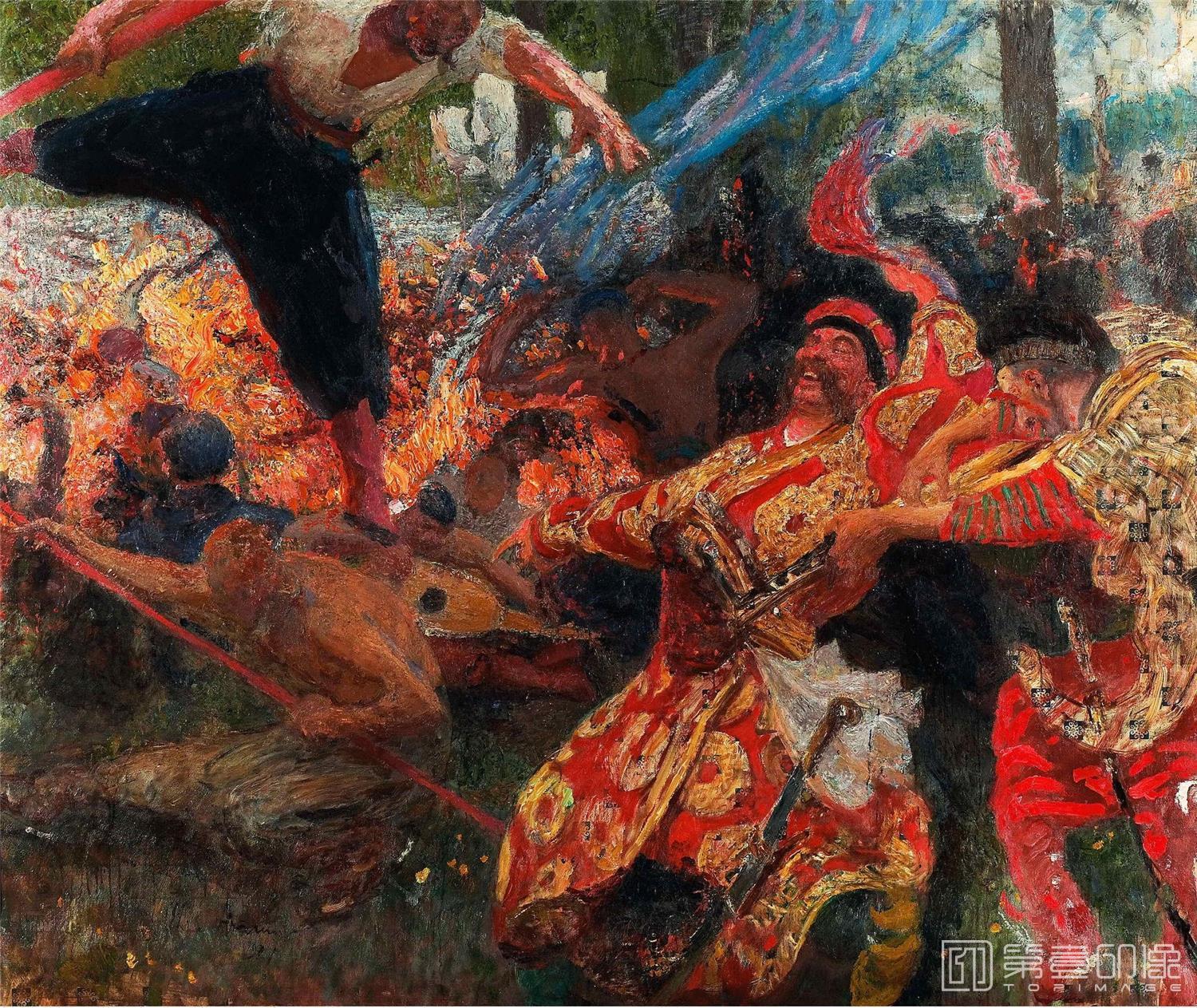油画-[俄罗斯]伊里亚·叶菲莫维奇·列宾 (Ilya Efimovich Repin)作品集-0034