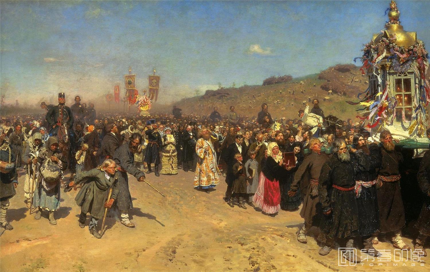 油画-[俄罗斯]伊里亚·叶菲莫维奇·列宾 (Ilya Efimovich Repin)作品集-0039