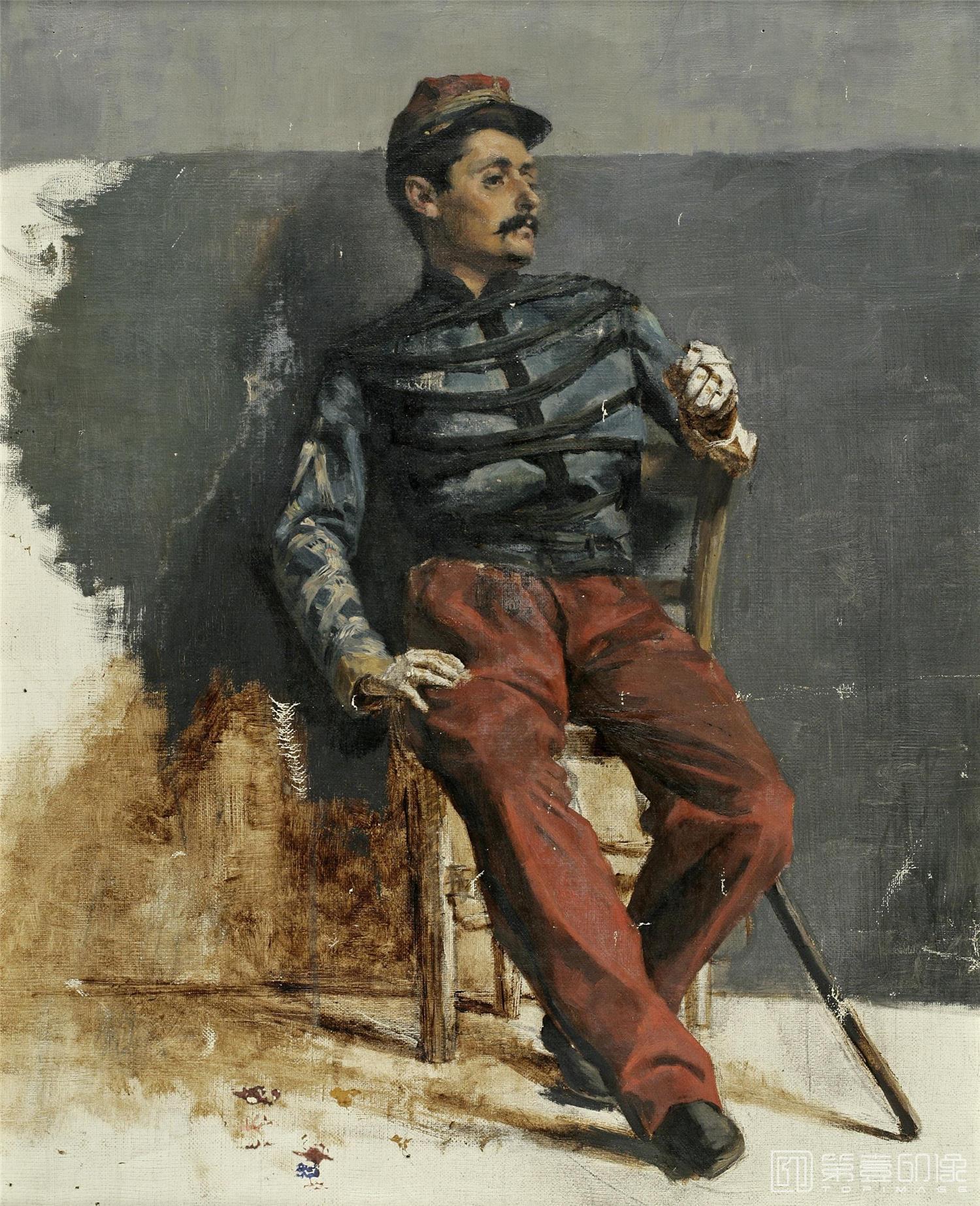油画-[俄罗斯]伊里亚·叶菲莫维奇·列宾 (Ilya Efimovich Repin)作品集-0041