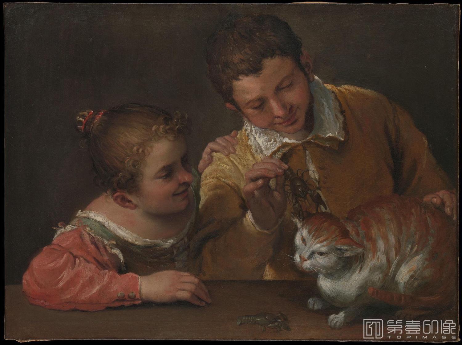 油画-[意大利]米开朗基罗·梅里西·达·卡拉瓦乔 (Michelangelo Merisi da Caravaggio)作品集-0003