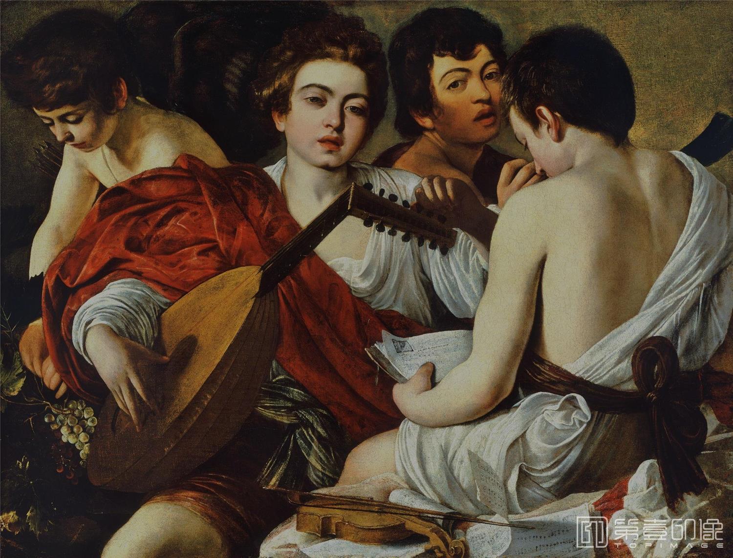 油画-[意大利]米开朗基罗·梅里西·达·卡拉瓦乔 (Michelangelo Merisi da Caravaggio)作品集-0005