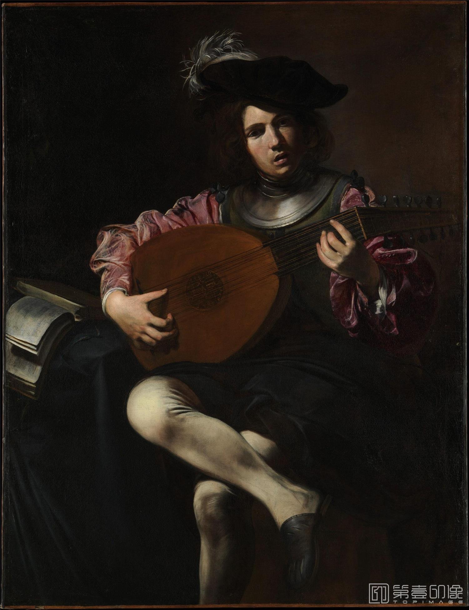 油画-[意大利]米开朗基罗·梅里西·达·卡拉瓦乔 (Michelangelo Merisi da Caravaggio)作品集-0007