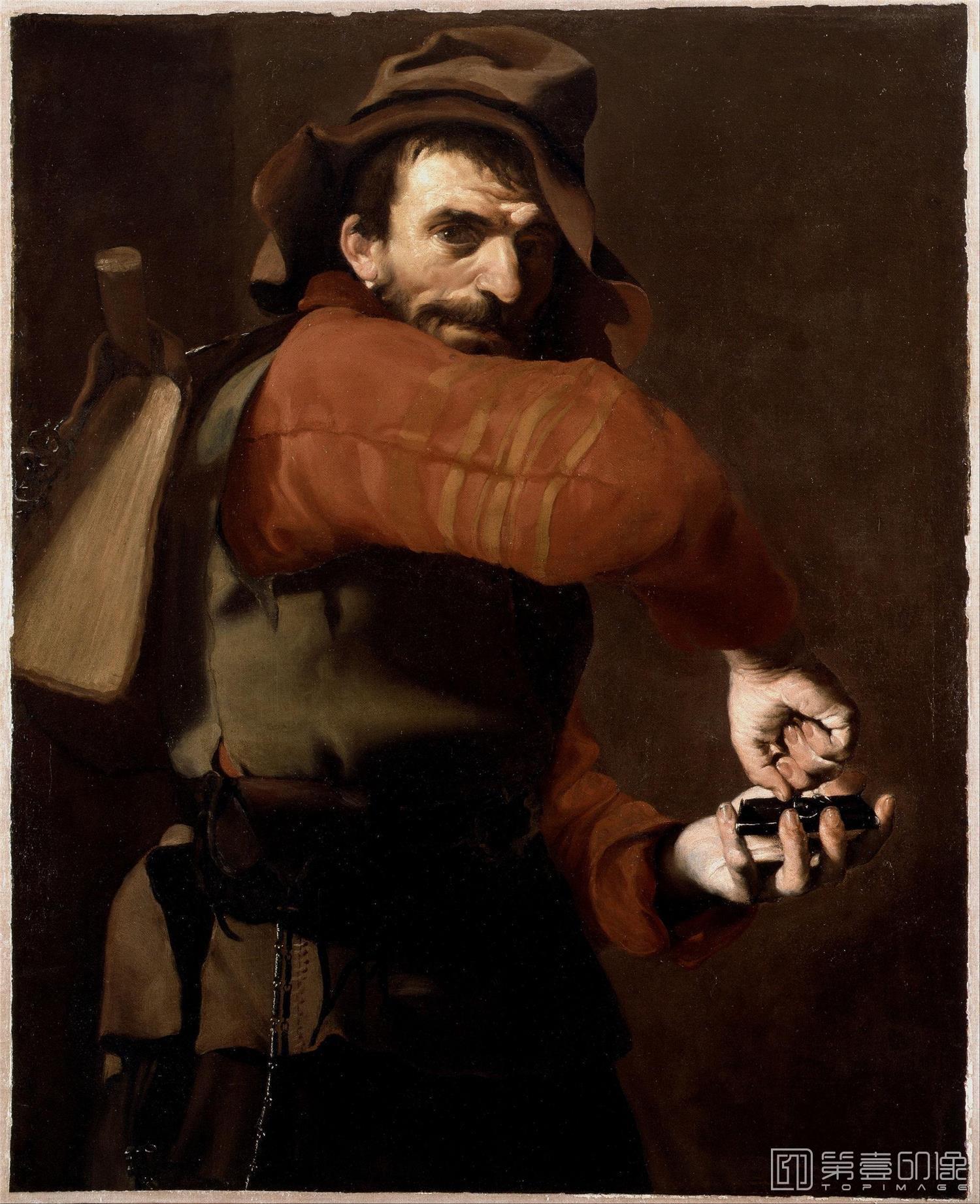 油画-[意大利]米开朗基罗·梅里西·达·卡拉瓦乔 (Michelangelo Merisi da Caravaggio)作品集-0008