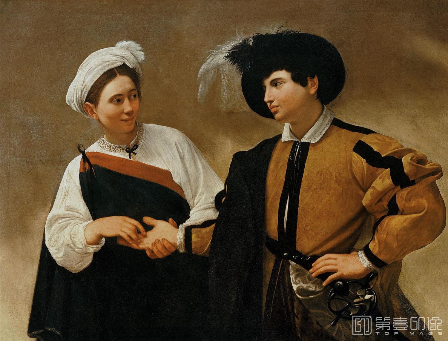 油画-[意大利]米开朗基罗·梅里西·达·卡拉瓦乔 (Michelangelo Merisi da Caravaggio)作品集-0010