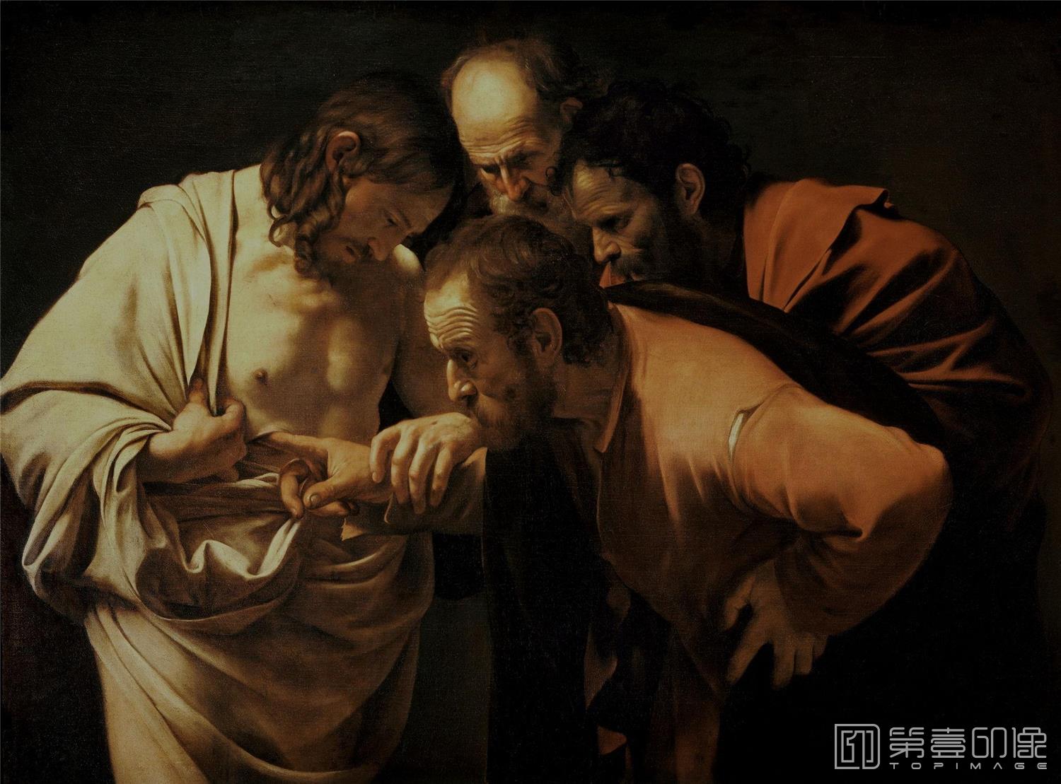 油画-[意大利]米开朗基罗·梅里西·达·卡拉瓦乔 (Michelangelo Merisi da Caravaggio)作品集-0014